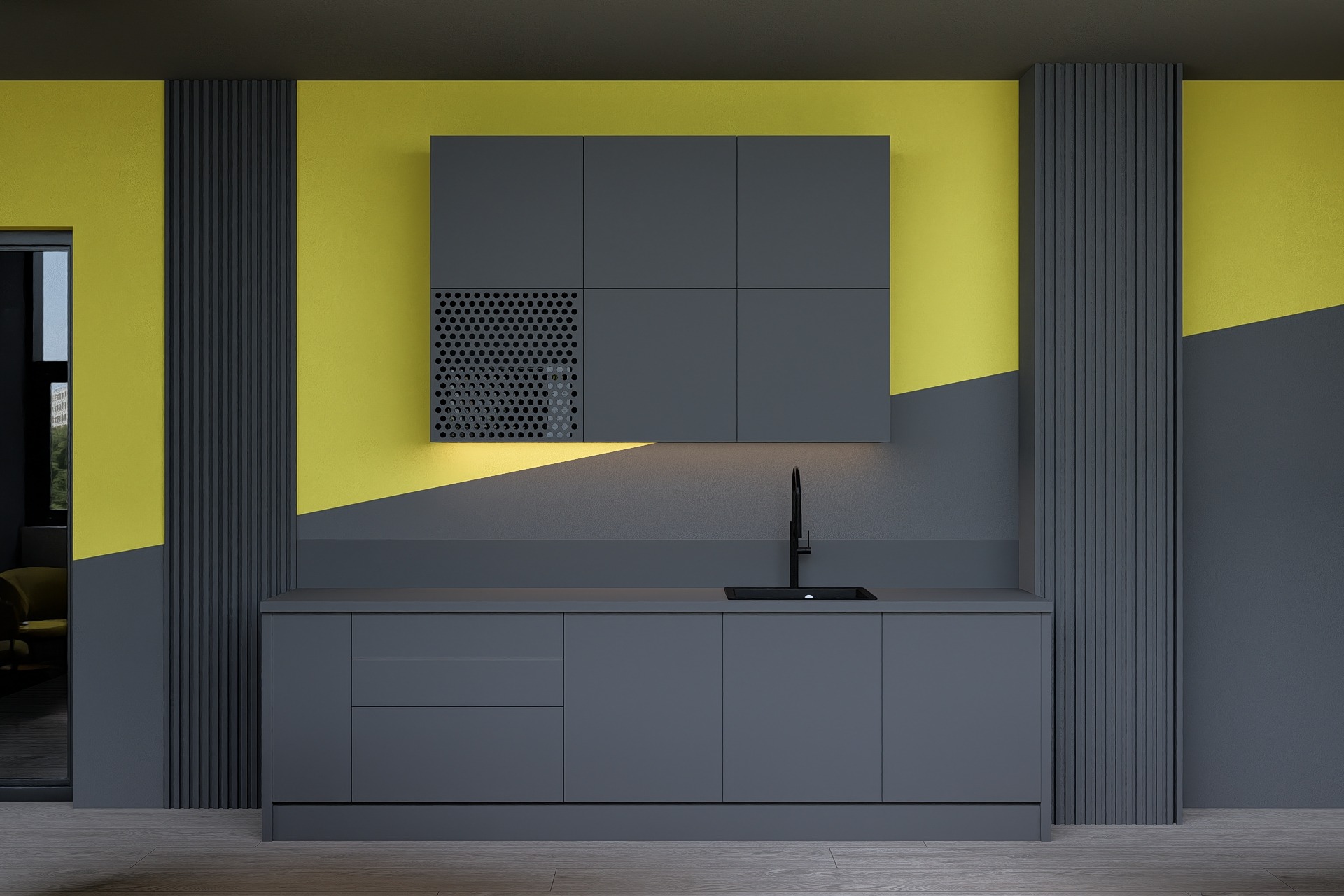 Amenajare chicinetă Clădire Birouri | RbyD 059 - Imagine 3 proiect design interior