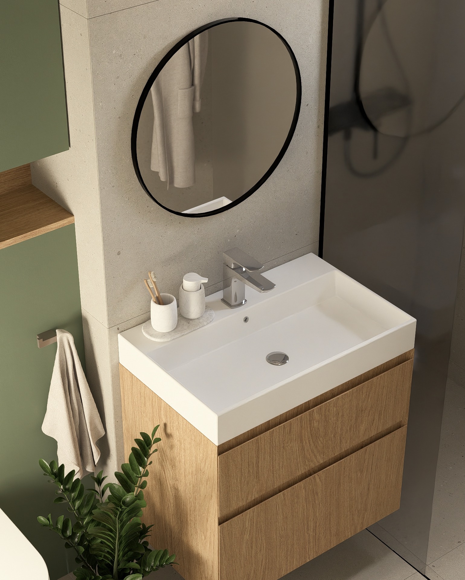 Amenajare Baie Apartament | RbyD 070 - Imagine principală proiect design interior