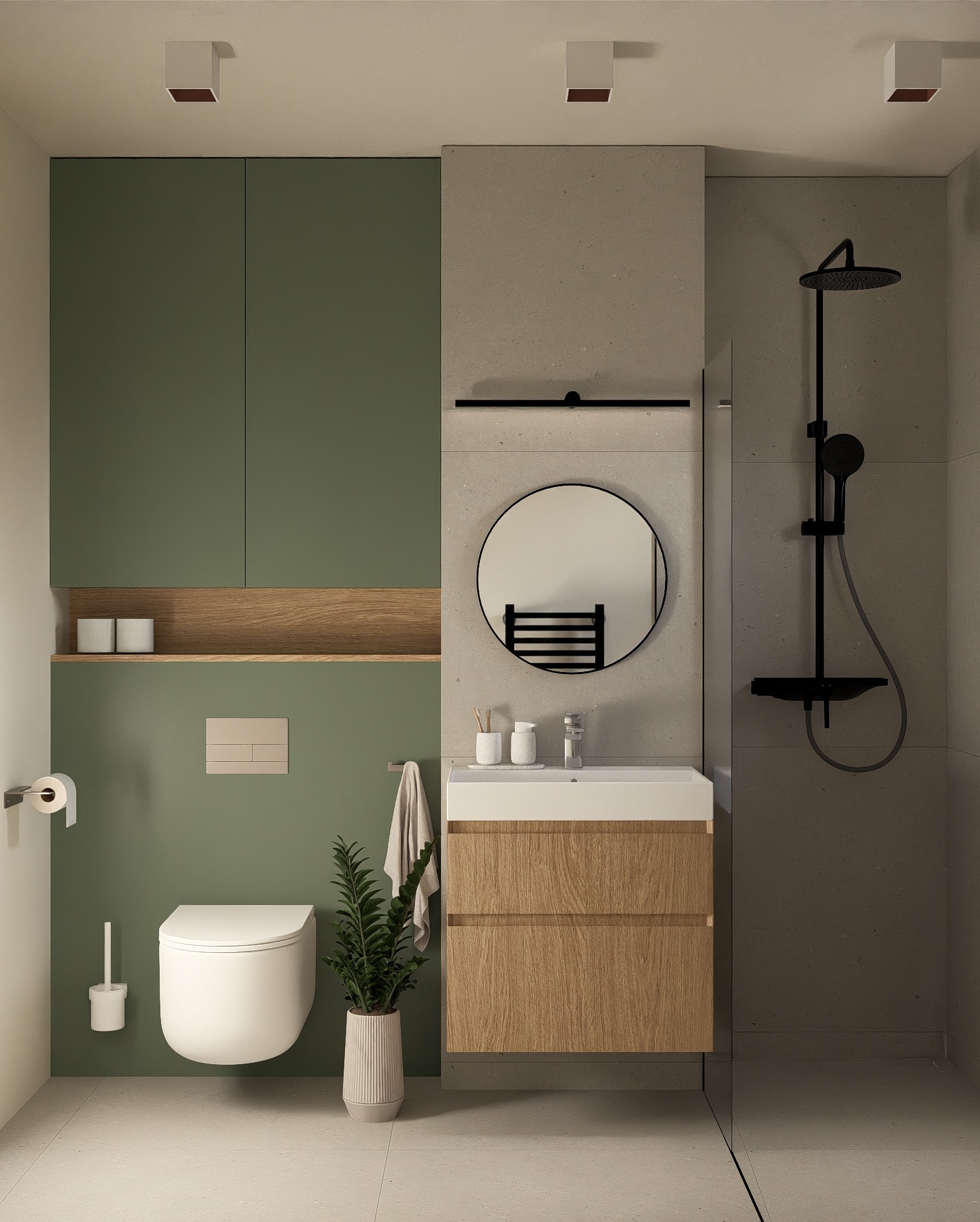 Amenajare Baie Apartament | RbyD 070 - Imagine 6 proiect design interior