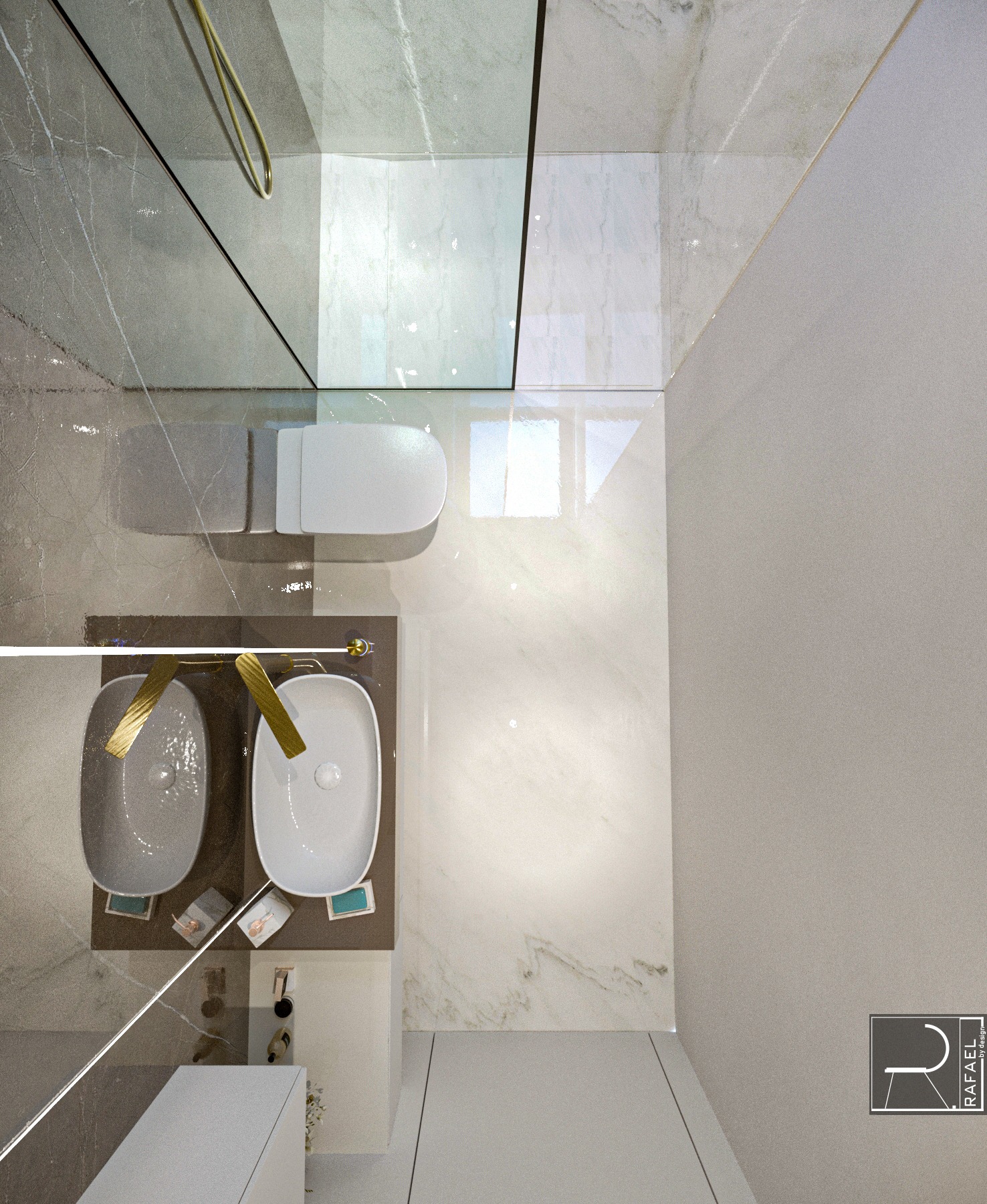 Amenajare Baie Casă | RbyD 015 - Imagine 2 proiect design interior