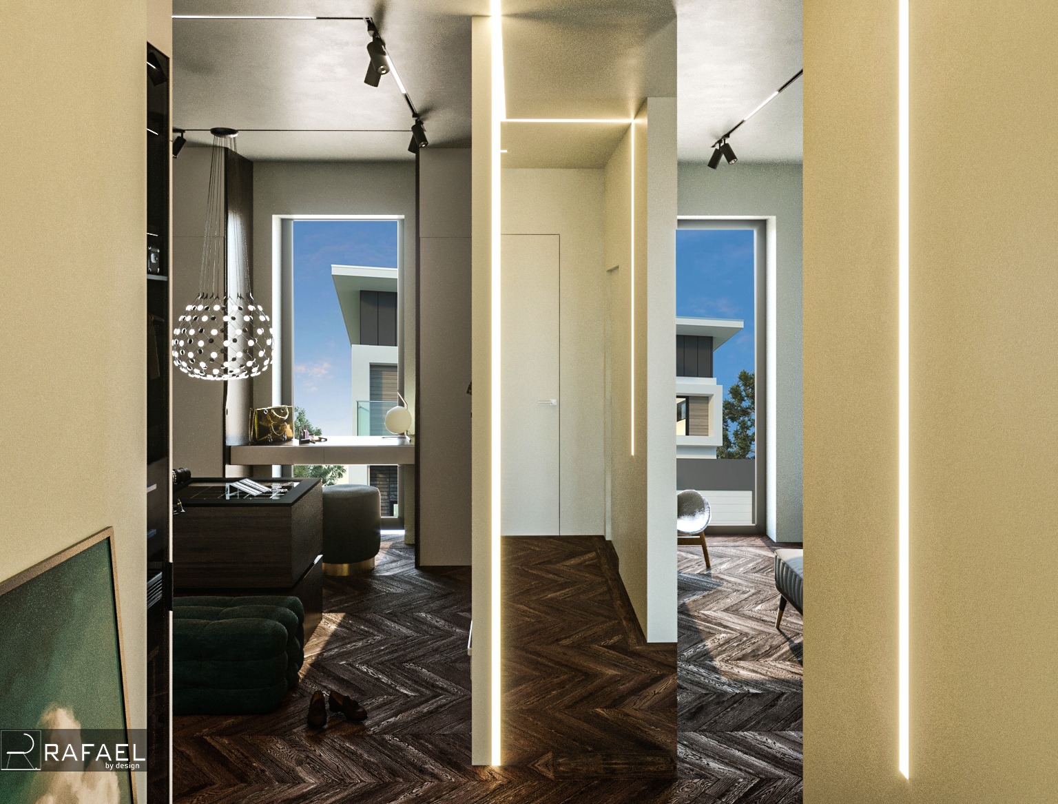 Amenajare Dressing Casă | RbyD 015 - Imagine 2 proiect design interior