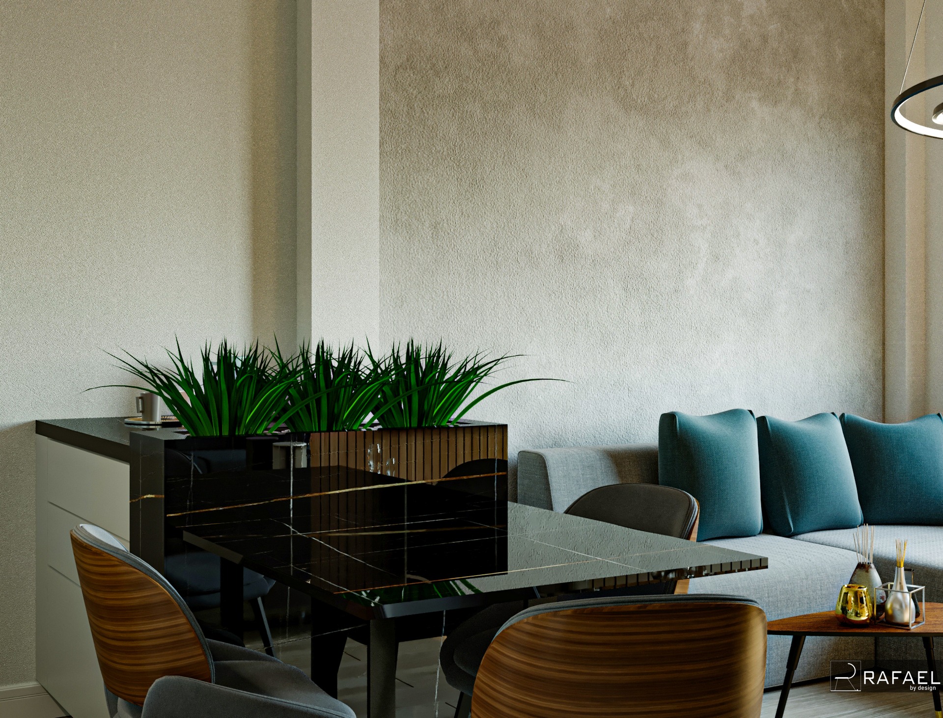 Amenajare Garsonieră | RbyD 024 - Imagine principală proiect design interior