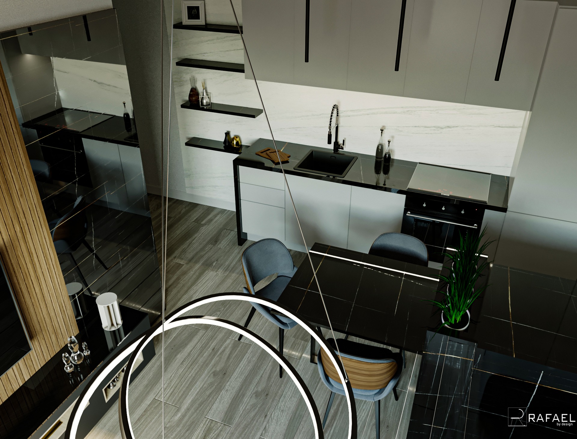 Amenajare Garsonieră | RbyD 024 - Imagine 3 proiect design interior