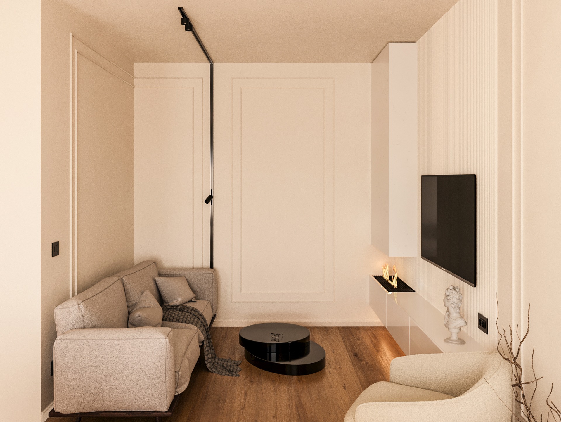 Amenajare Living Apartament | RbyD 043 - Imagine 2 proiect design interior