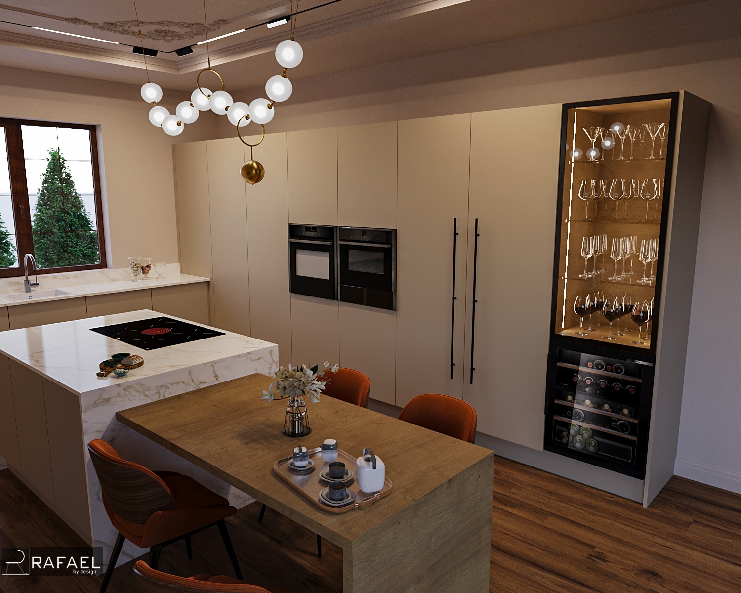 Amenajare Bucătărie Casă | RbyD 025 - Imagine 2 proiect design interior