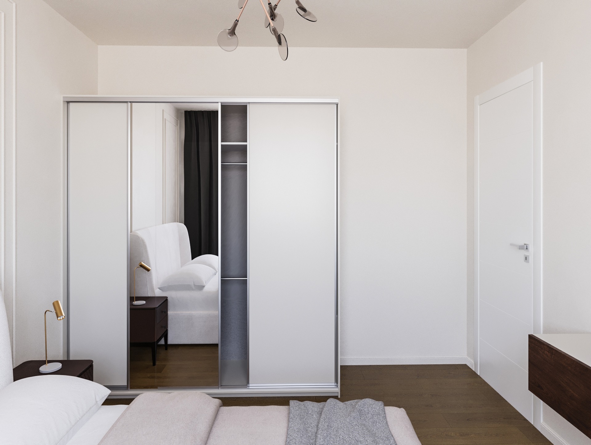 Amenajare Dormitor Apartament | RbyD 039 - Imagine 2 proiect design interior