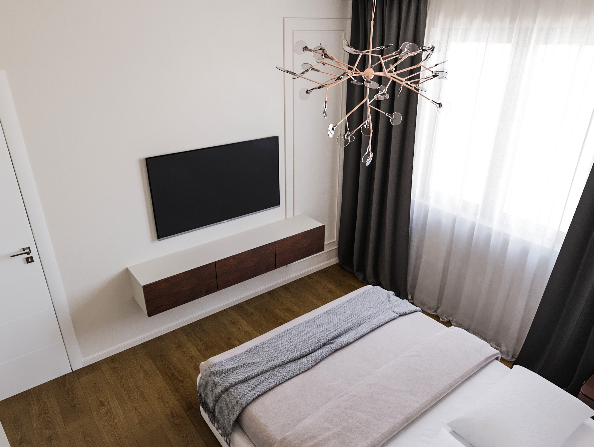 Amenajare Dormitor Apartament | RbyD 039 - Imagine 3 proiect design interior