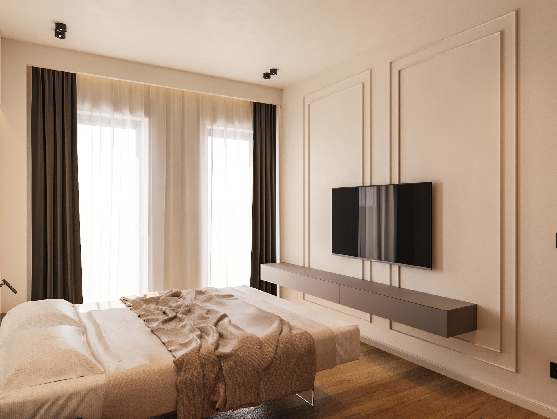 Amenajare Dormitor Apartament | RbyD 043 - Imagine 3 proiect design interior