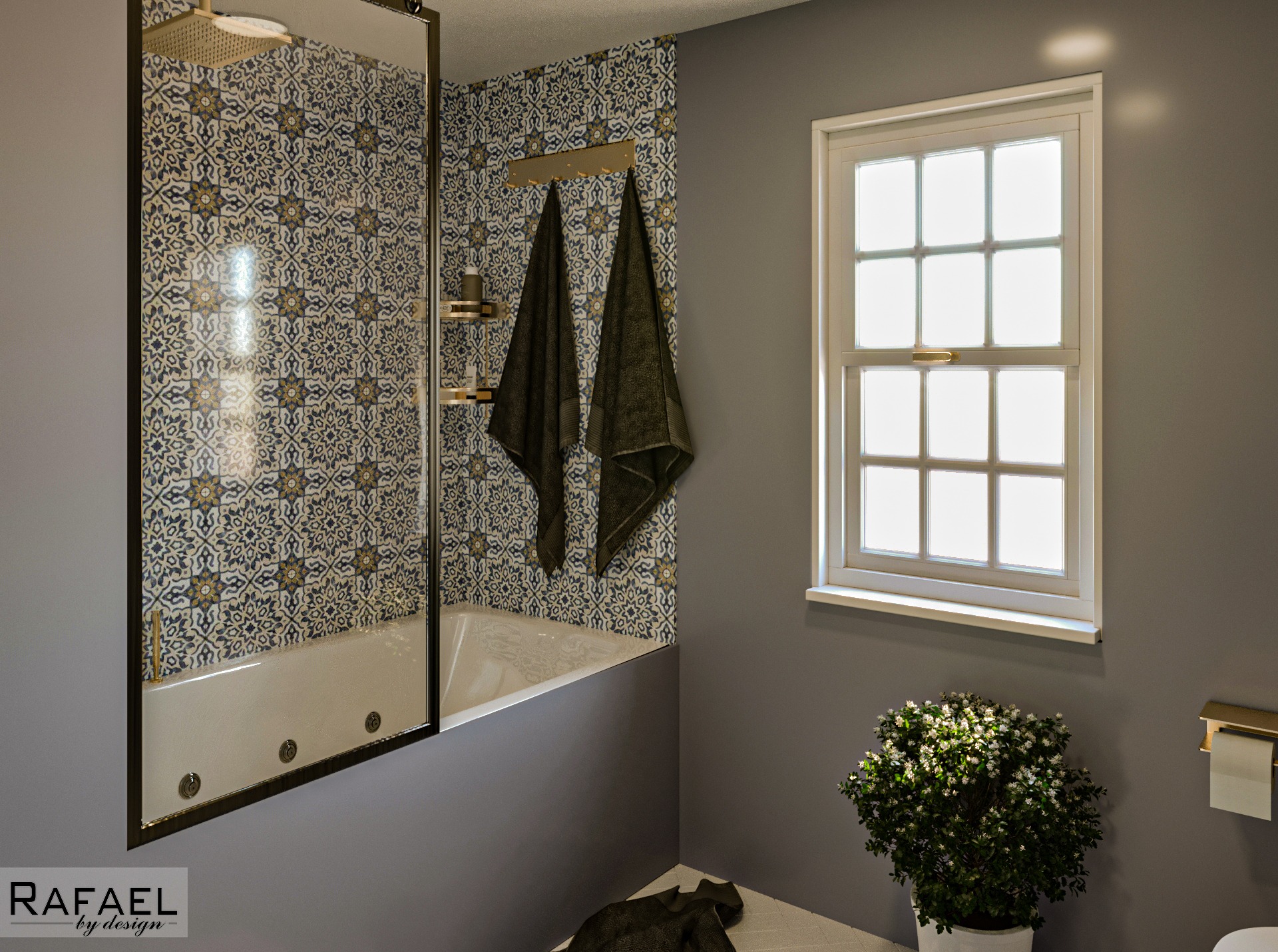 Renovare Baie Casă | RbyD 018 - Imagine 3 proiect design interior