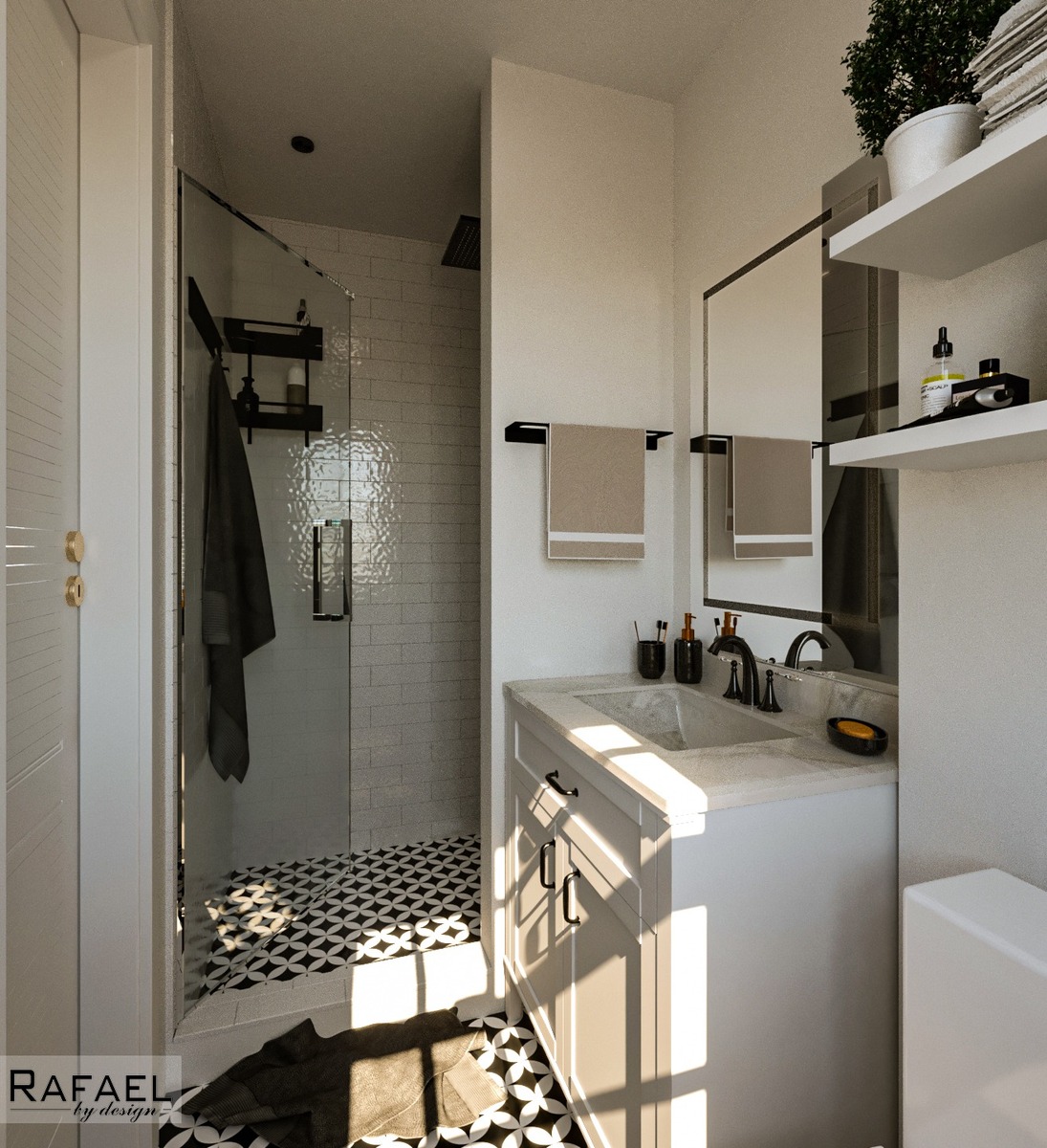 Renovare Baie Casă | RbyD 018 - Proiect Baie în America (8 fotografii)