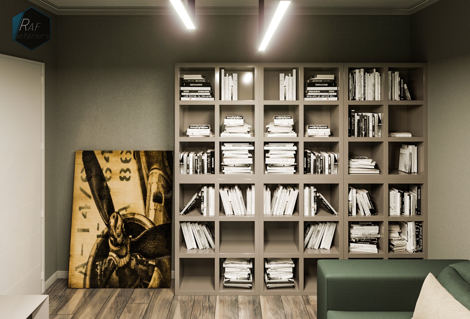 Amenajare BirouCasă | RbyD 013 - Imagine 2 proiect design interior