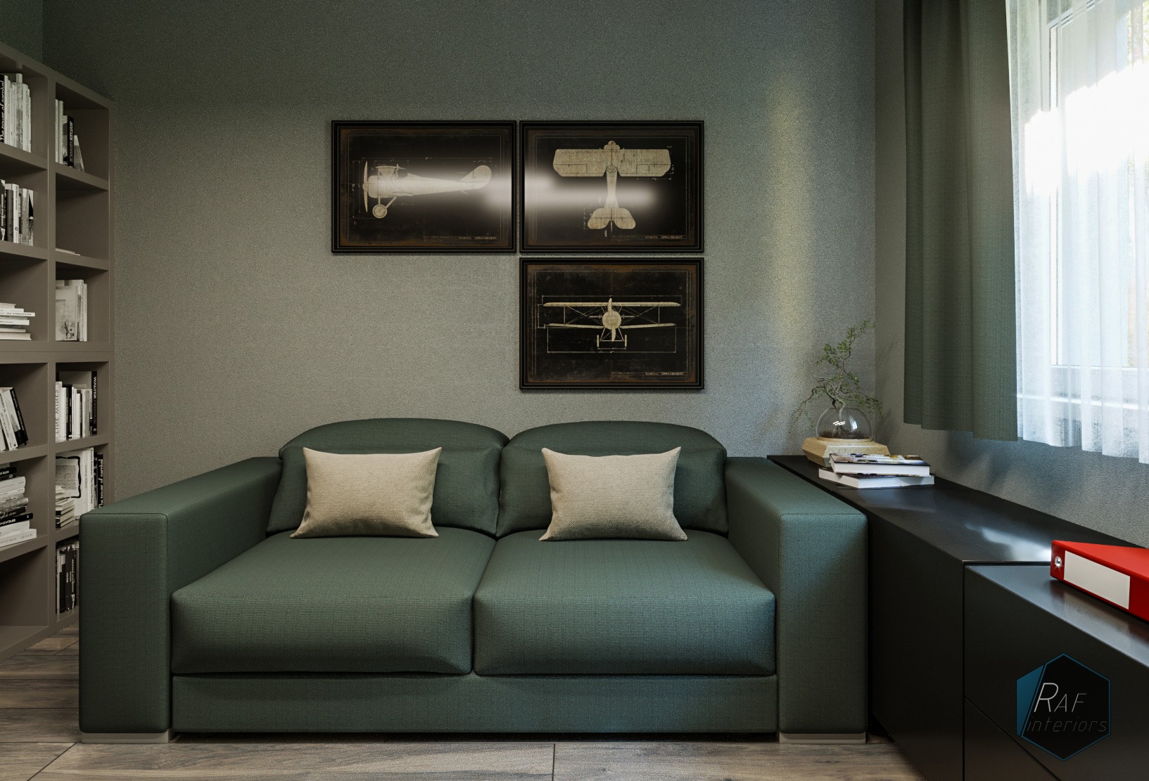 Amenajare BirouCasă | RbyD 013 - Imagine 3 proiect design interior