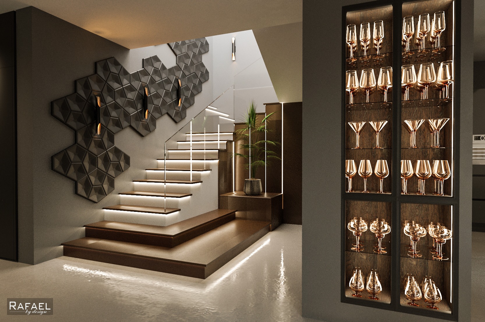 Amenajare Scară Interioară Casă | RbyD 015 - Imagine principală proiect design interior