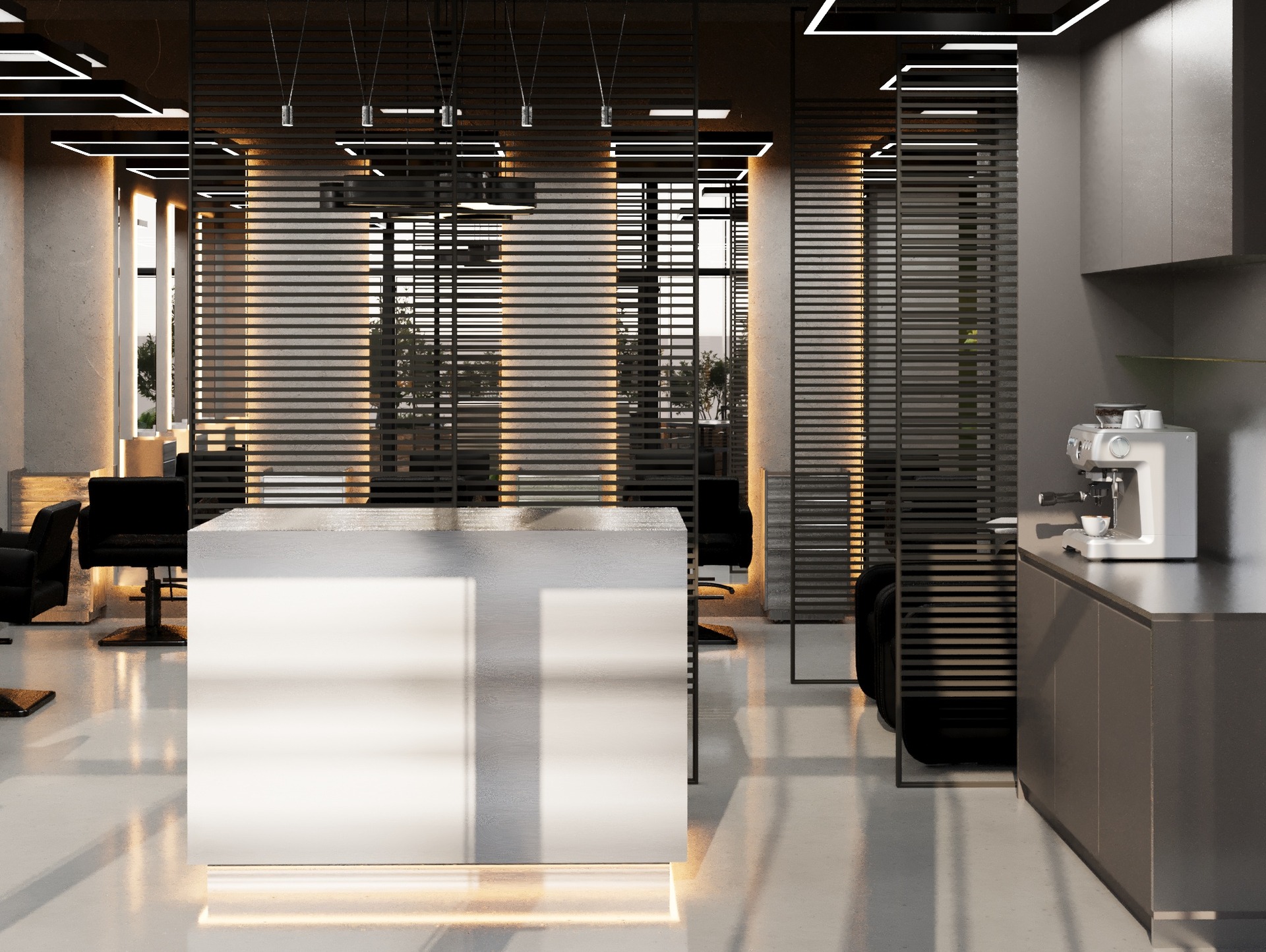 Amenajare Barber Shop | RbyD 072 - Imagine 2 proiect design interior
