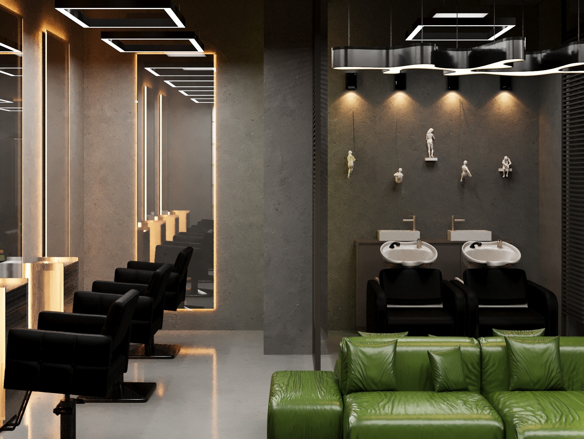 Amenajare Barber Shop | RbyD 072 - Imagine 3 proiect design interior