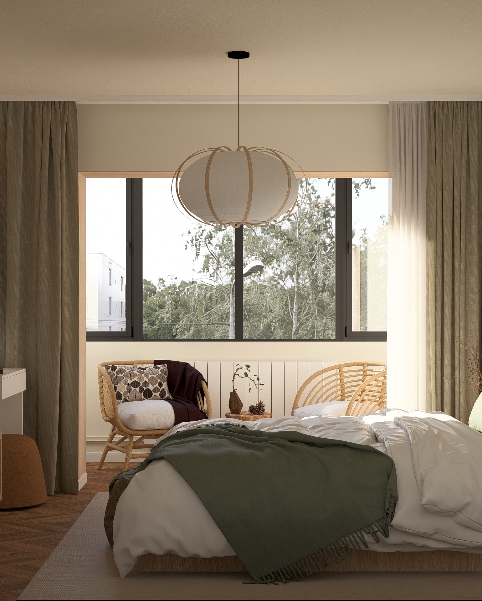 Amenajare Dormitor Apartament | RbyD 070 - Imagine 2 proiect design interior