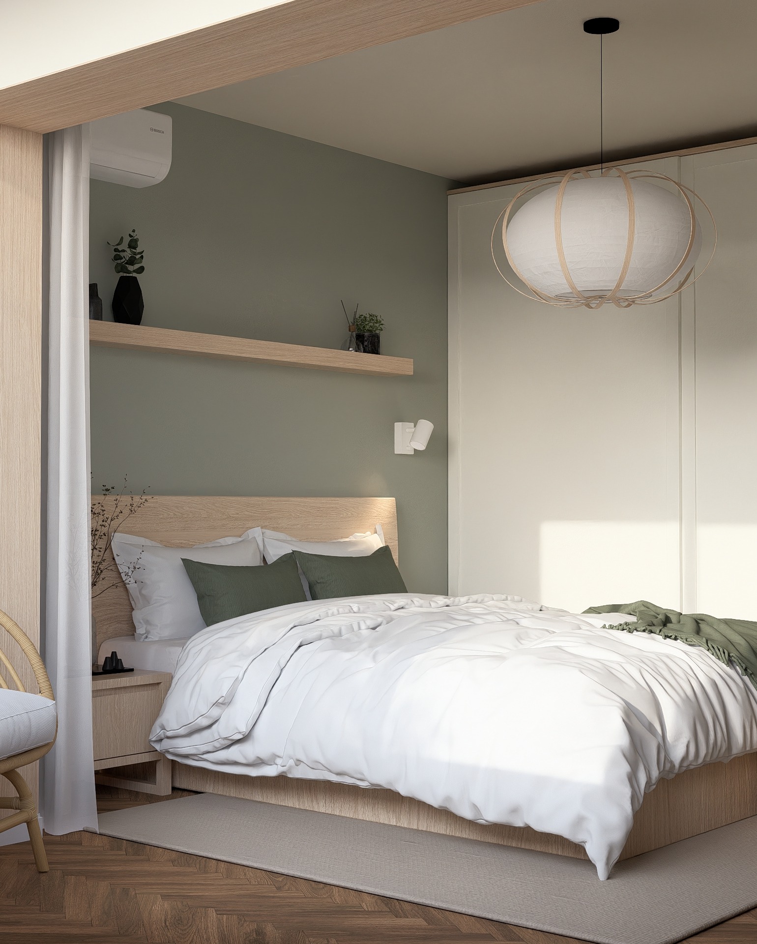 Amenajare Dormitor Apartament | RbyD 070 - Imagine 7 proiect design interior