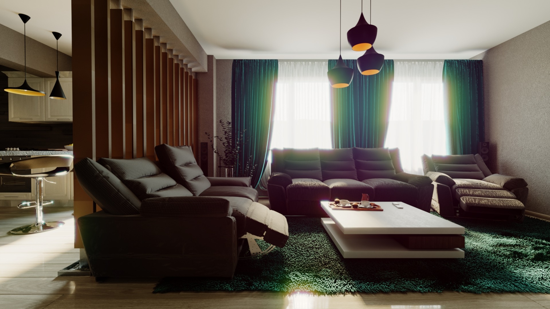 Amenajare Living Apartament | RbyD 009 - Imagine 2 proiect design interior