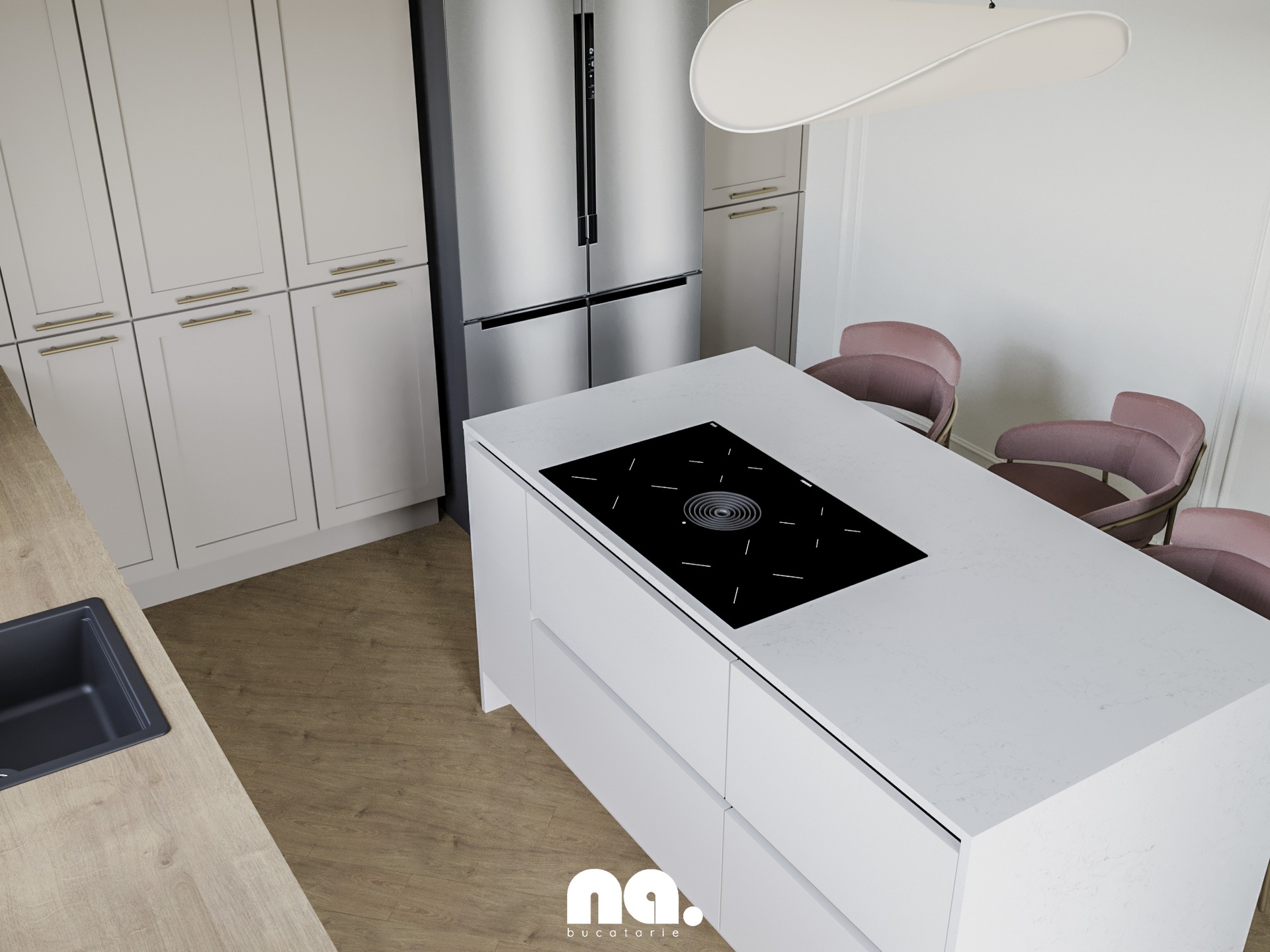 Amenajare Bucătărie Casă | RbyD 034 - Imagine 3 proiect design interior