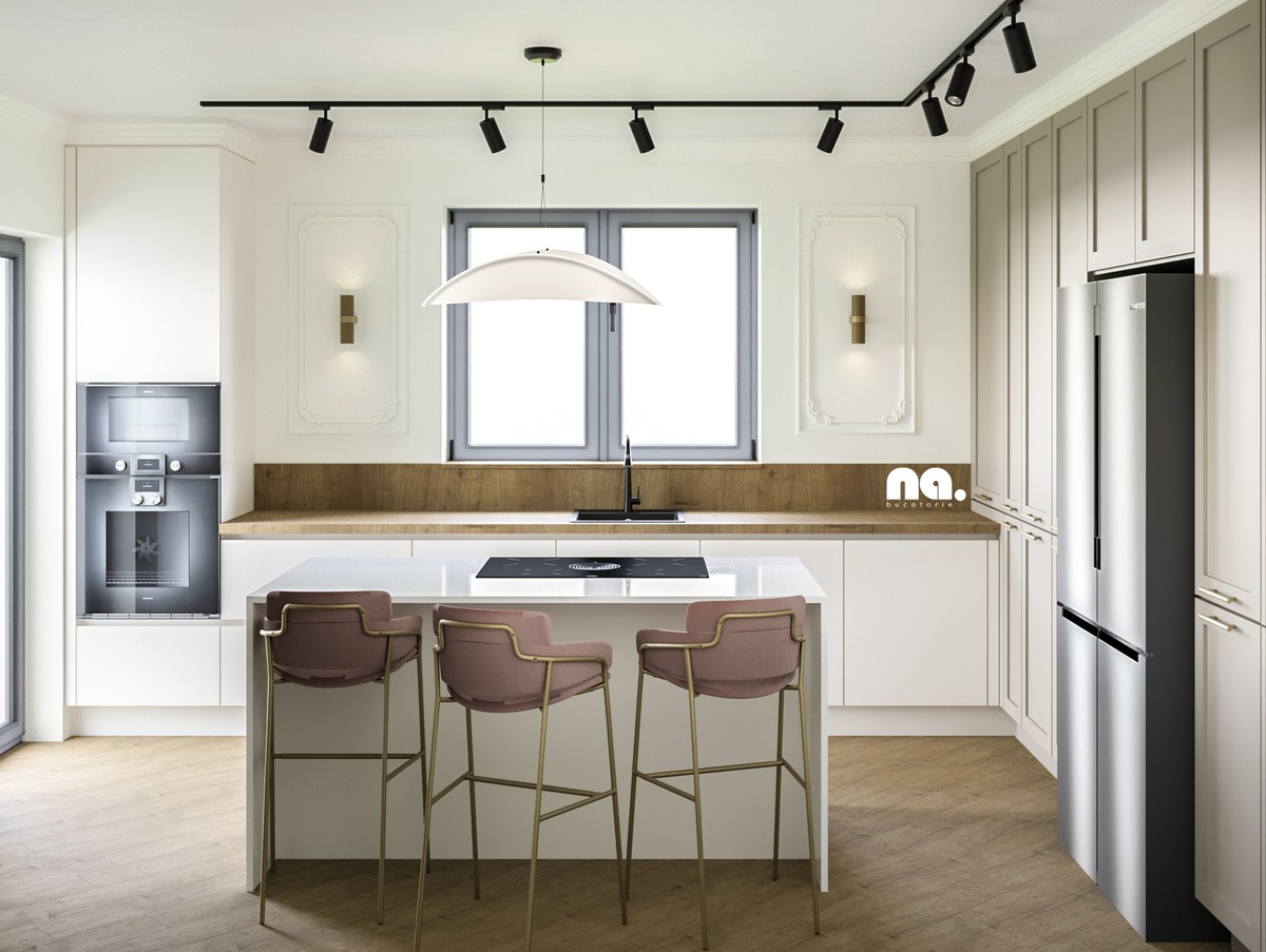 Amenajare Bucătărie Casă | RbyD 034 - Proiect Bucătărie în Ploiești (3 fotografii)