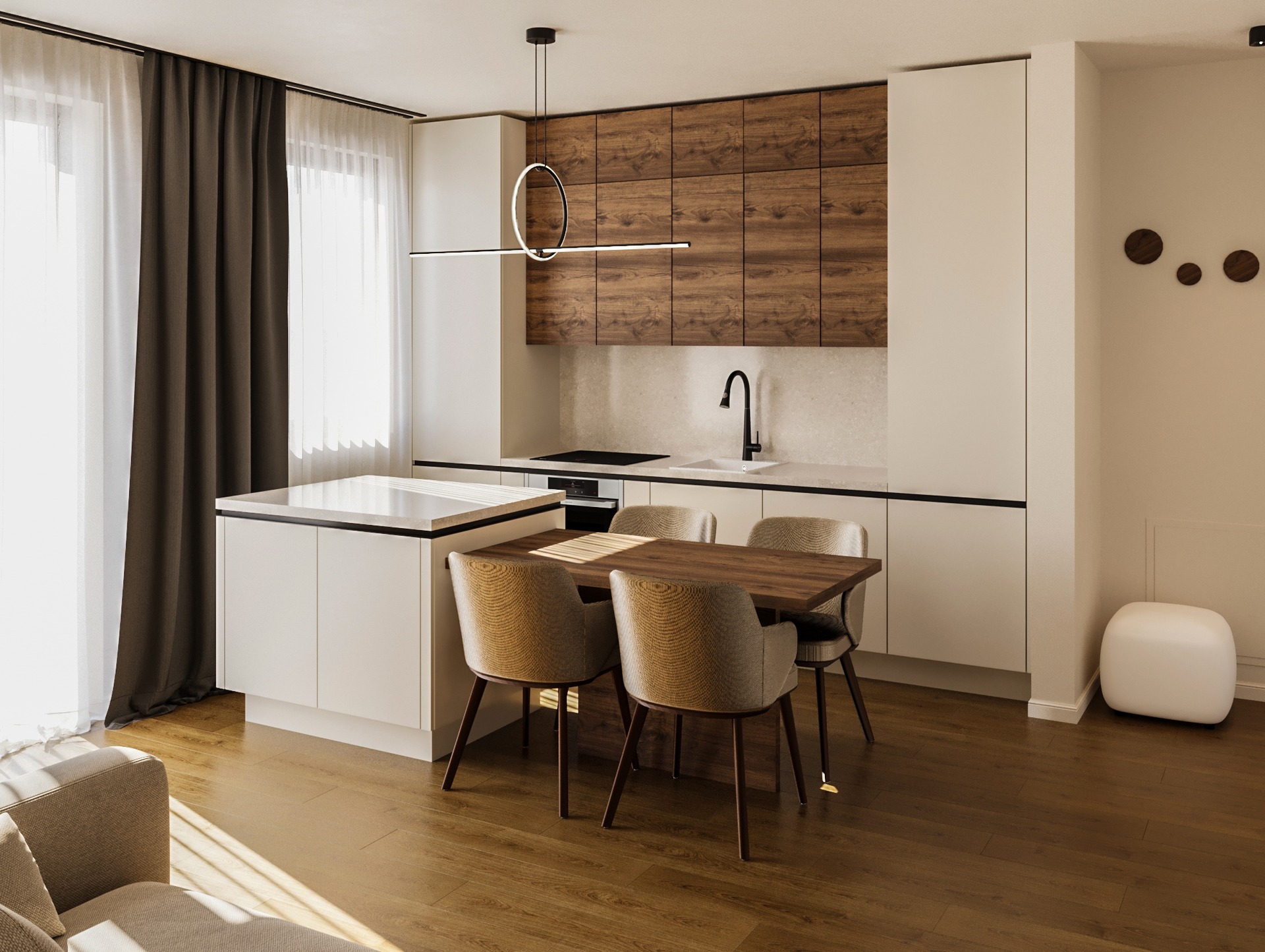 Amenajare Bucătărie Apartament | RbyD 039 - Imagine principală proiect design interior