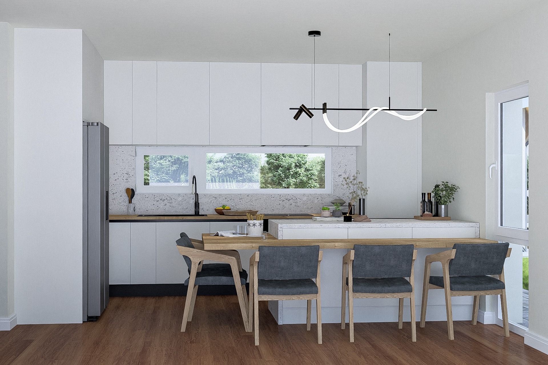 Amenajare Bucătărie Casă | RbyD 060 - Imagine 2 proiect design interior