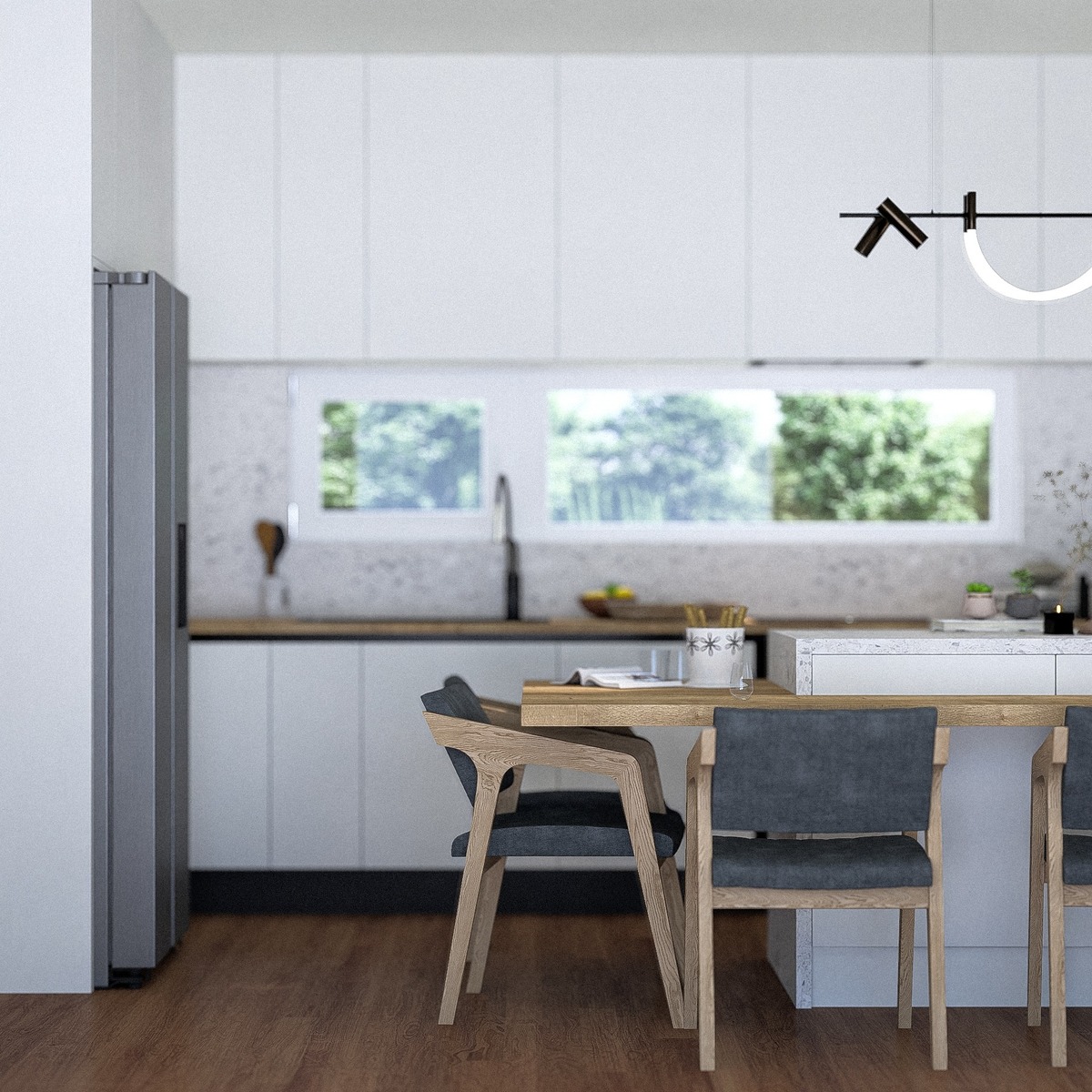 Amenajare Bucătărie Casă | RbyD 060 - Proiect Bucătărie în Arad, România (8 fotografii)