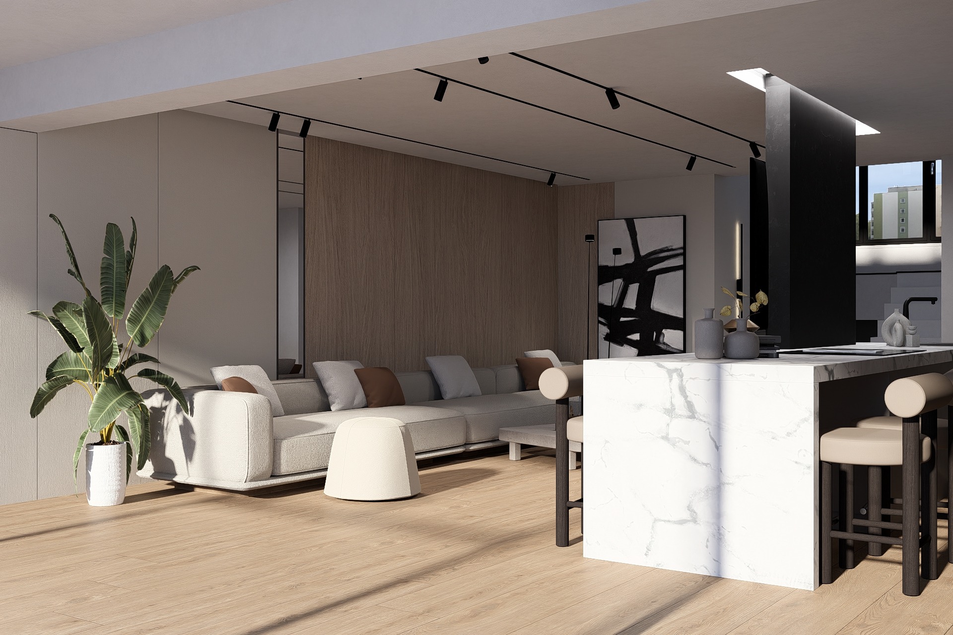 Amenajare Living Apartament | RbyD 054 - Imagine 2 proiect design interior