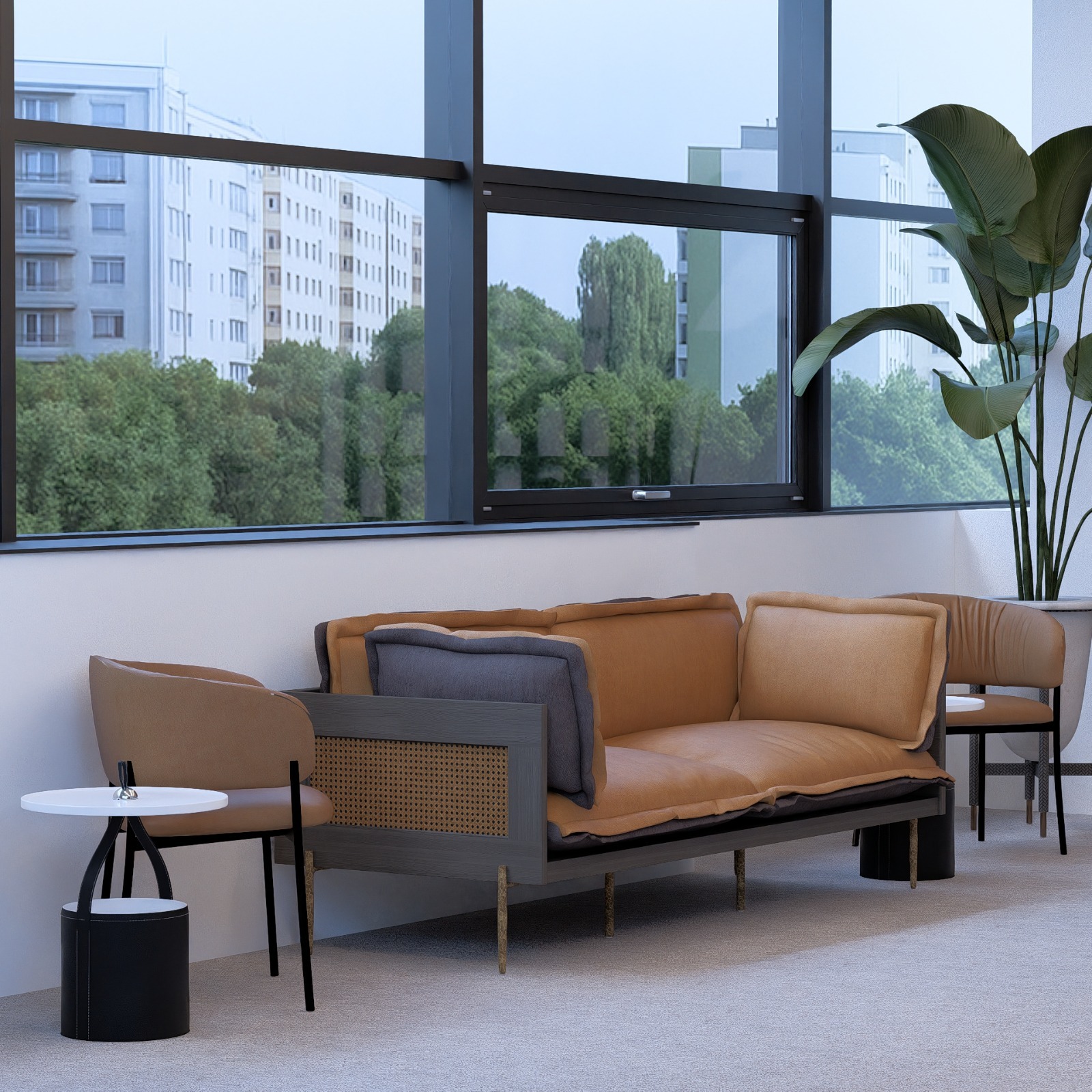 Amenajare Birou Administrativ Clădire Birouri | RbyD 059 - Imagine 2 proiect design interior