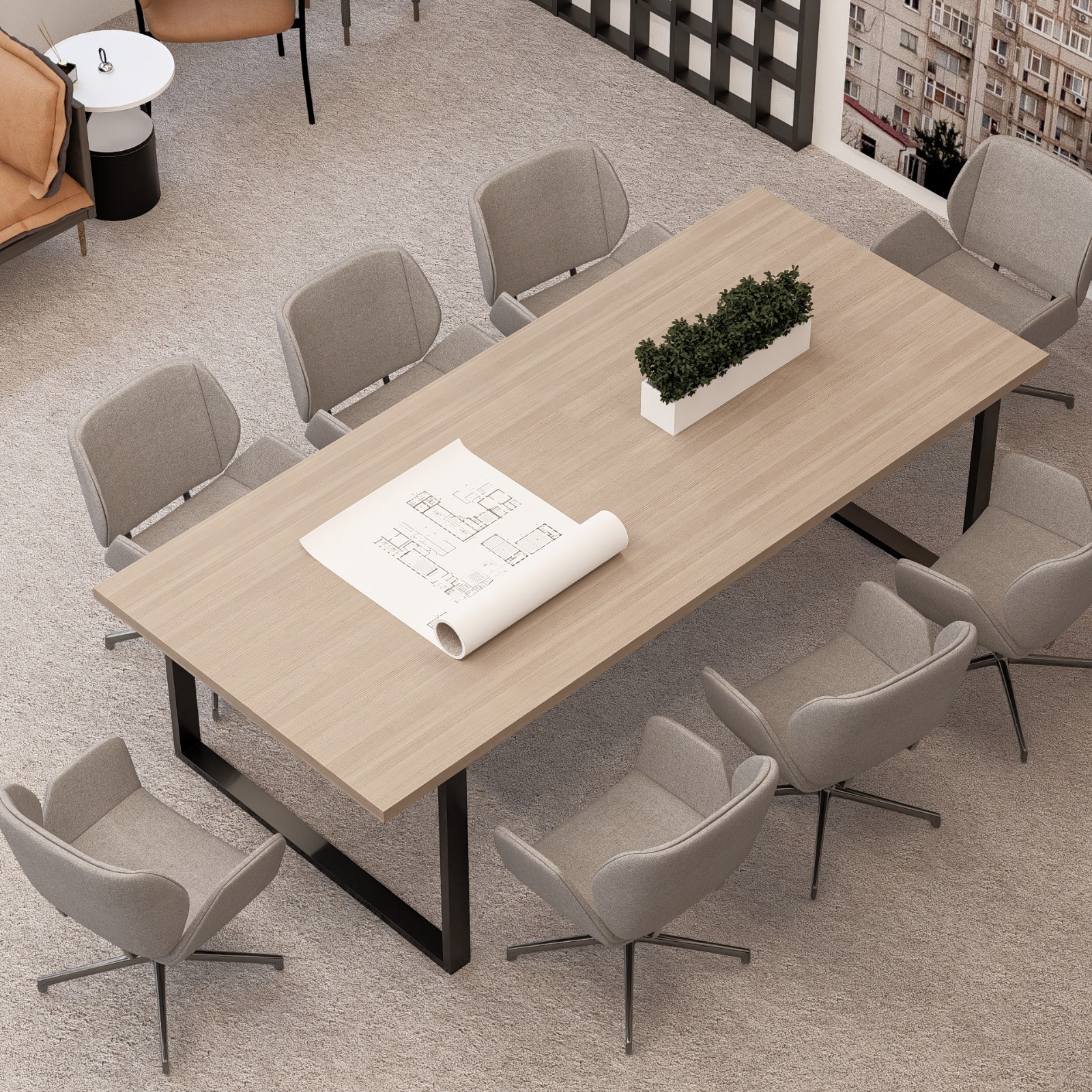 Amenajare Birou Administrativ Clădire Birouri | RbyD 059 - Imagine 3 proiect design interior