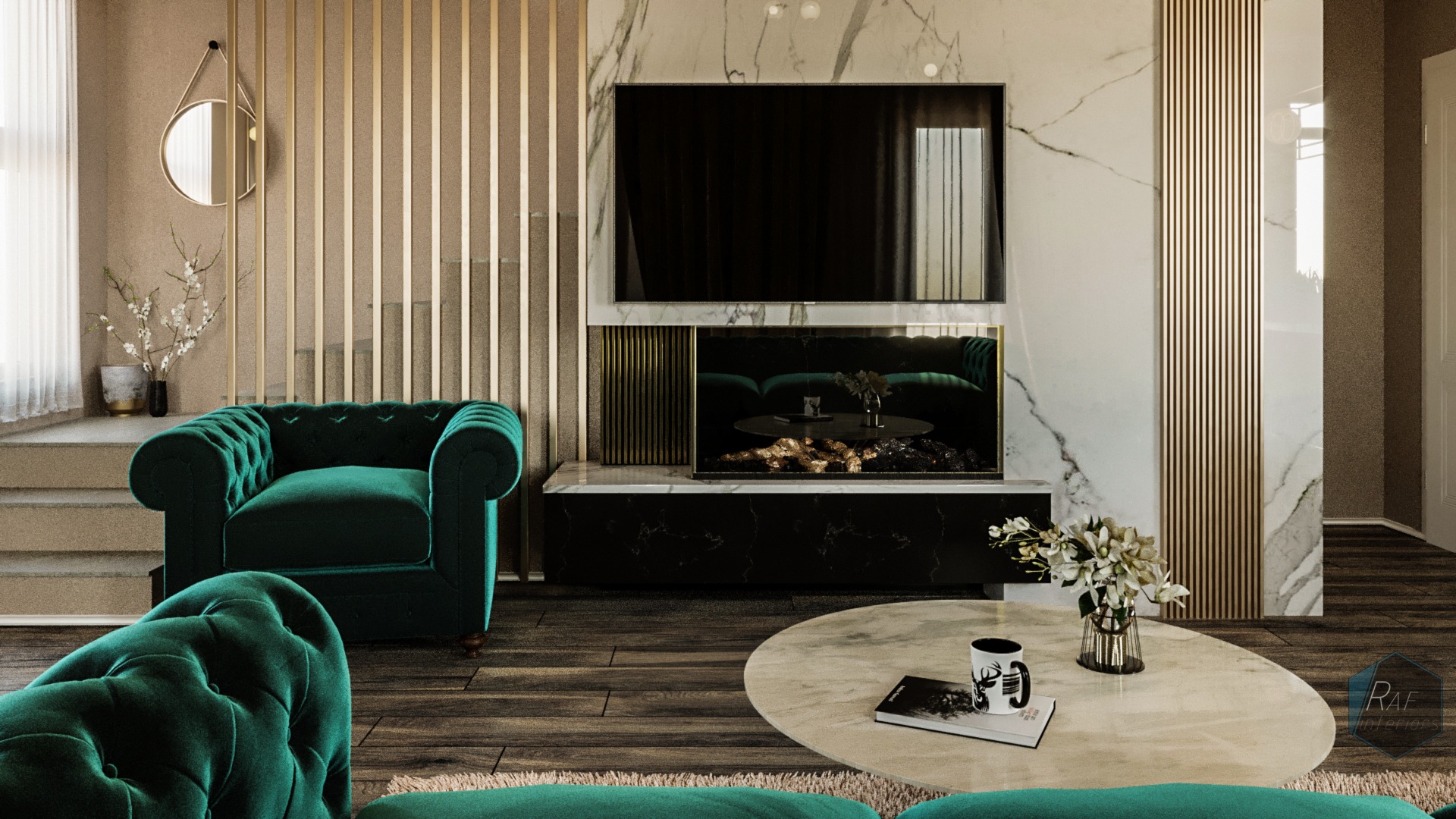 Amenajare Living Casă | RbyD 014 - Imagine principală proiect design interior