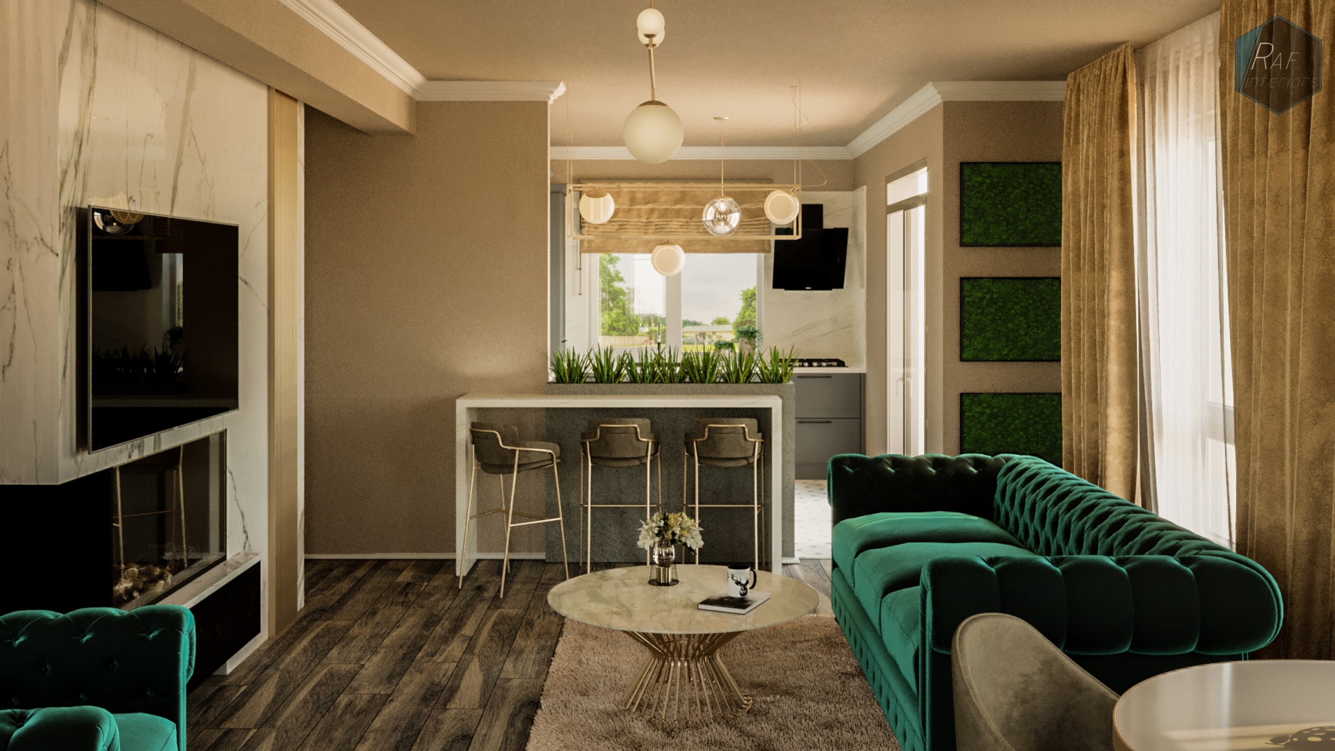 Amenajare Living Casă | RbyD 014 - Imagine 3 proiect design interior