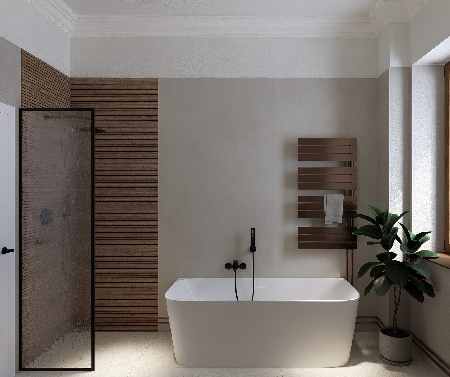 Renovare Baie în Clădire Istorică | RbyD 035 - Imagine 2 proiect design interior