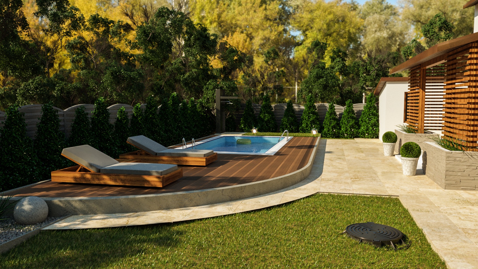 Amenajare Curte la Casă | RbyD 012 - Imagine 4 proiect design interior