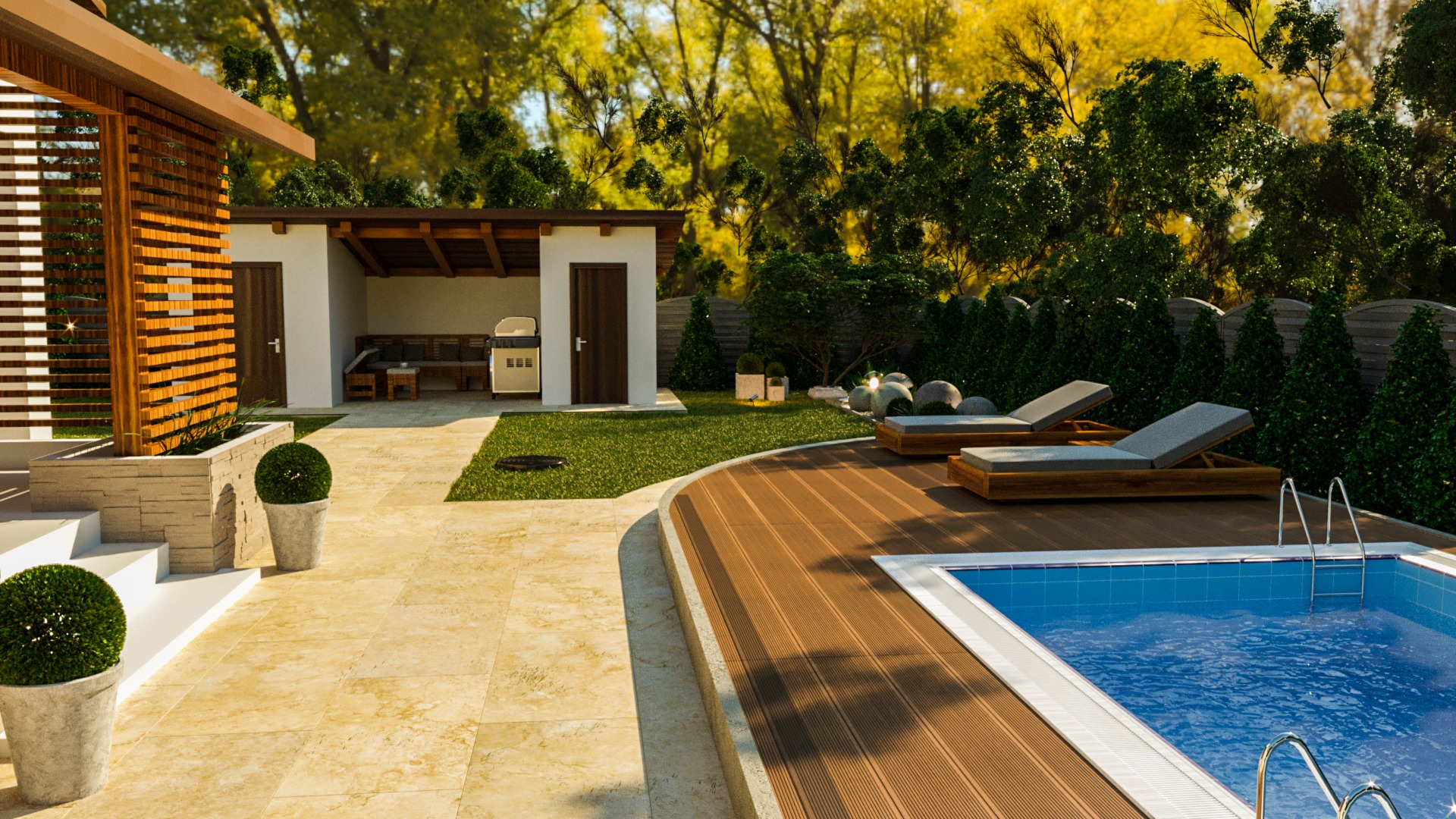 Amenajare Curte la Casă | RbyD 012 - Imagine 6 proiect design interior