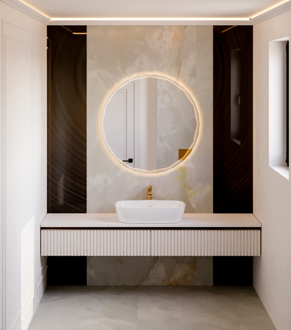 Amenajare Baie oaspeți Casă | RbyD 037 - Imagine principală proiect design interior