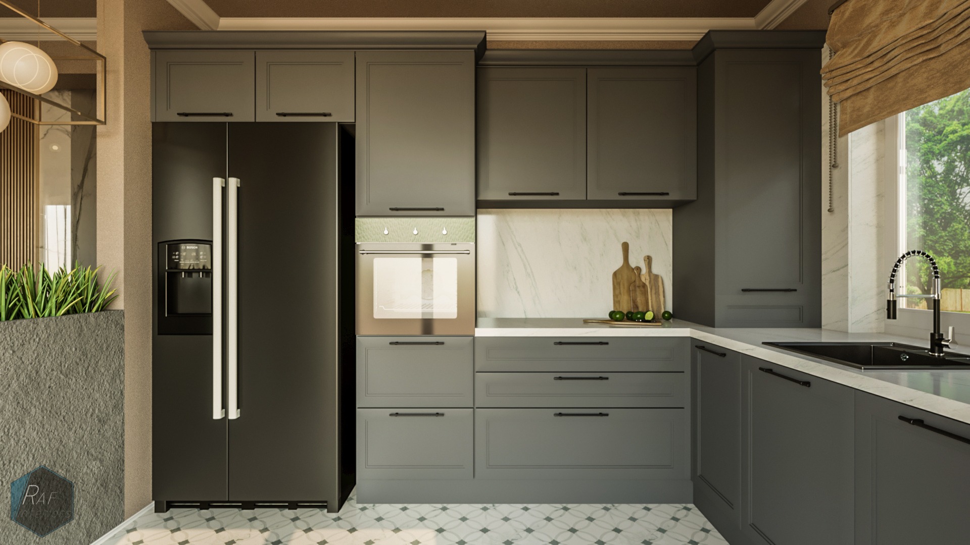 Amenajare Bucătărie Casă | RbyD 014 - Imagine principală proiect design interior