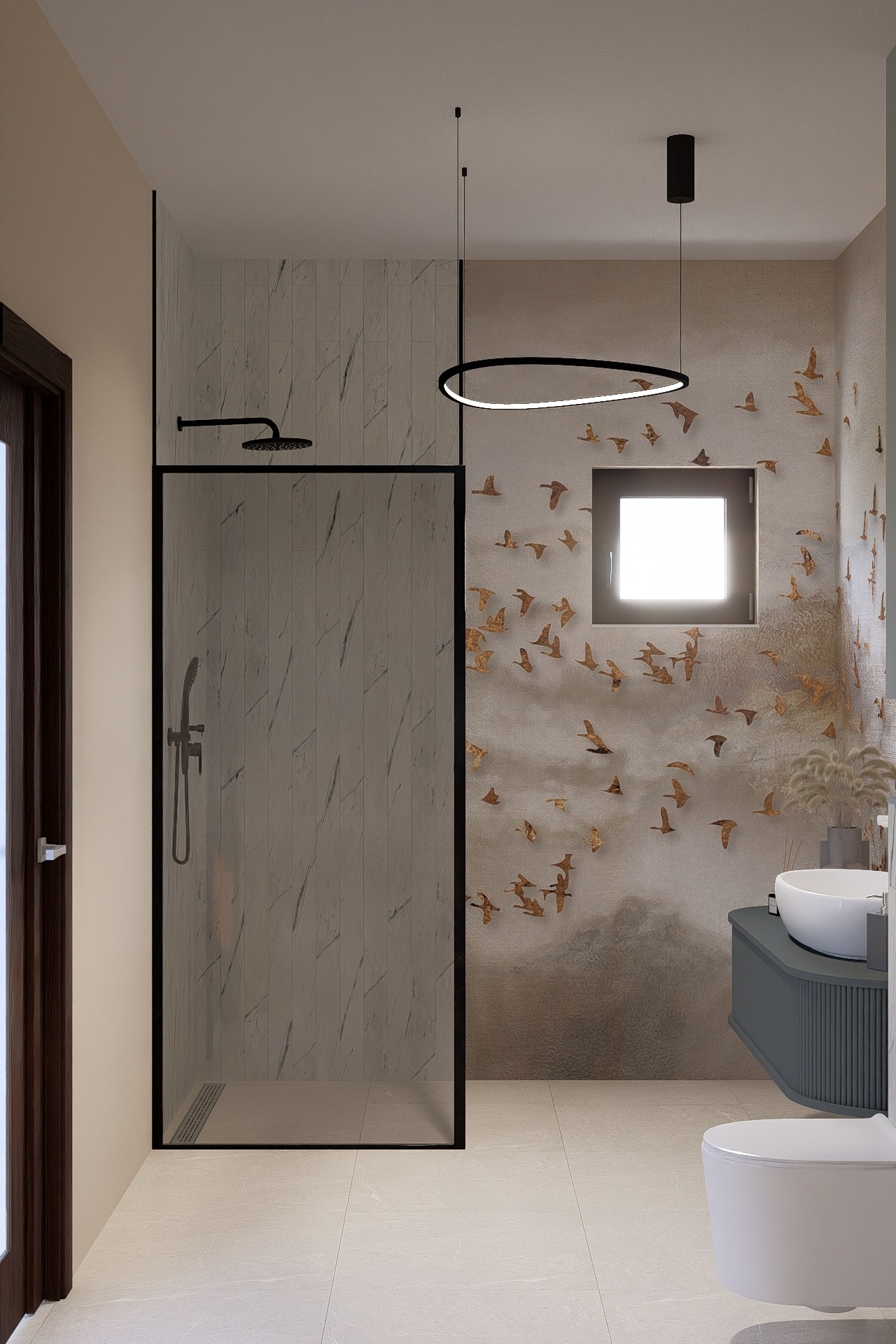 Amenajare Baie Casă | RbyD 069 - Imagine 2 proiect design interior