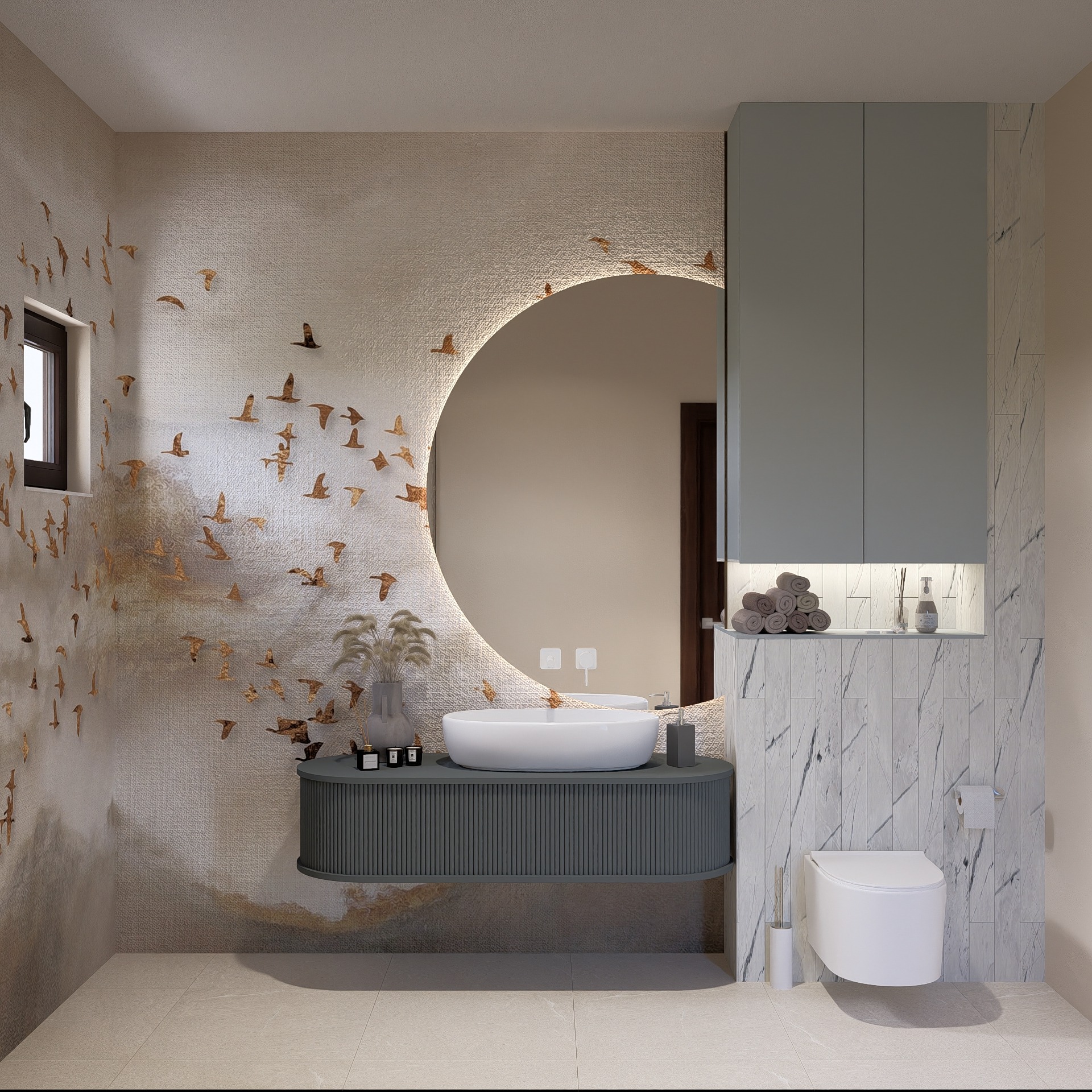 Amenajare Baie Casă | RbyD 069 - Imagine 5 proiect design interior