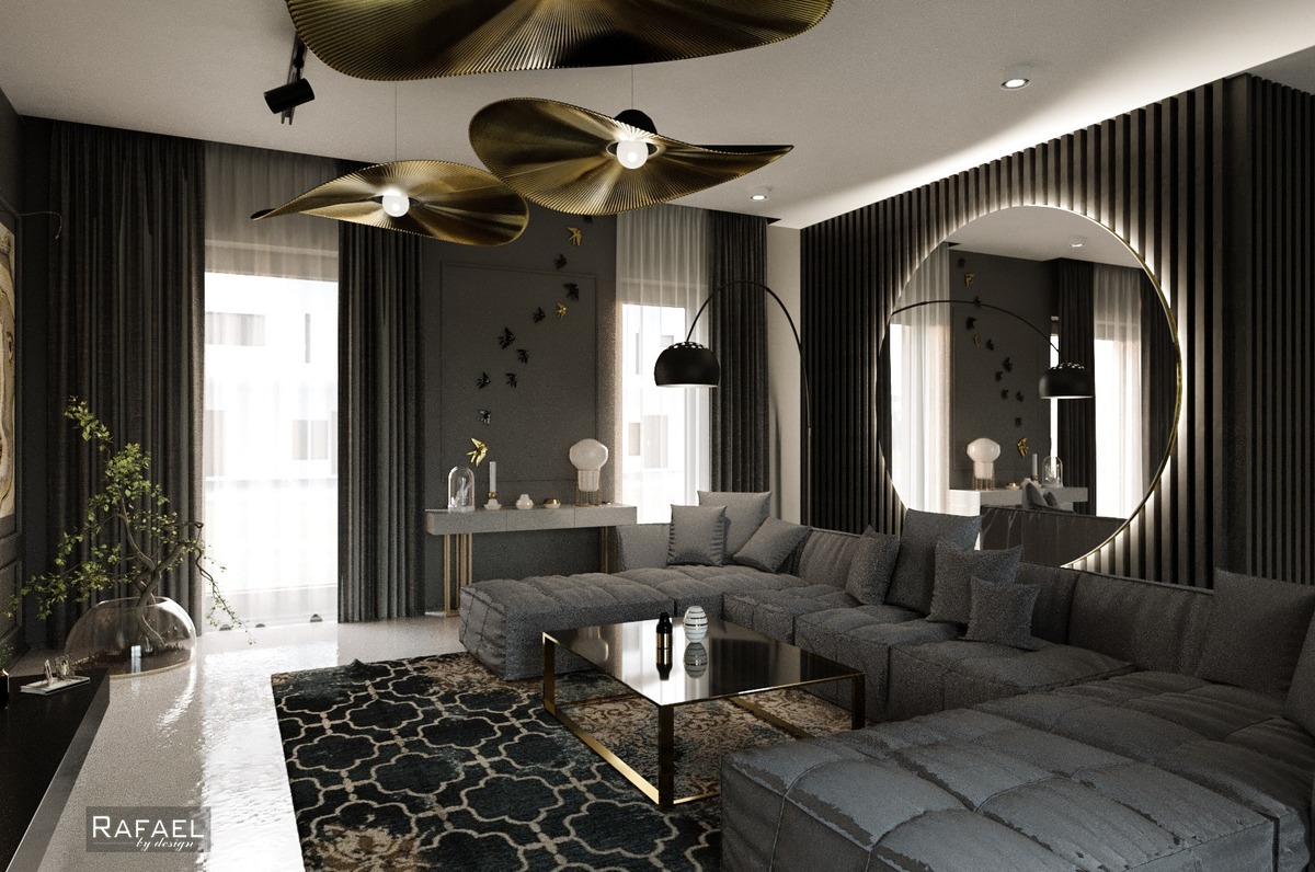 Amenajare Living Casă | RbyD 015 - Proiect Living în Arad, România (4 fotografii)