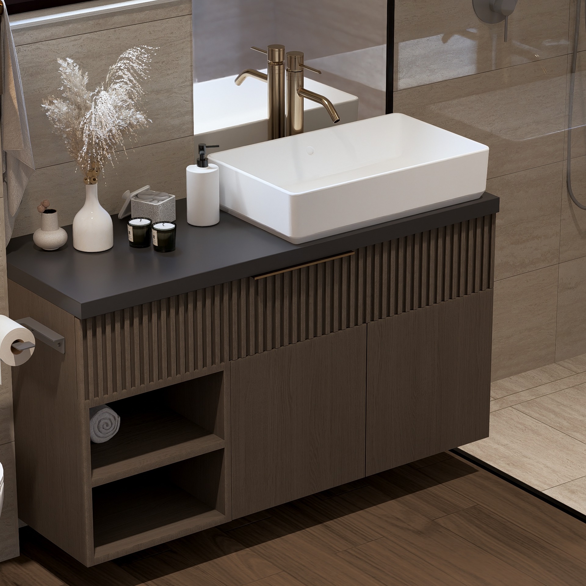 Amenajare Baie Casă | RbyD 064 - Imagine principală proiect design interior