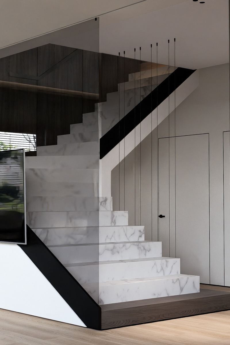 Proiect Design Interior Casa | RbyD 071 - Proiect Scară interioară în Dumbrăvița, România (6 fotografii)