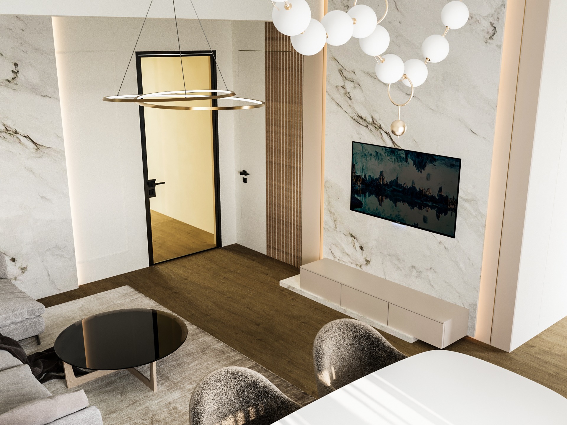 Amenajare Living Casă | RbyD 031 - Imagine 3 proiect design interior