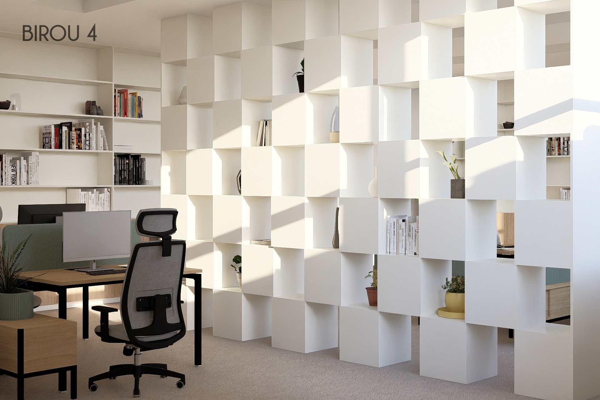 Amenajare Birouri Clădire Birouri | RbyD 059 - Imagine principală proiect design interior