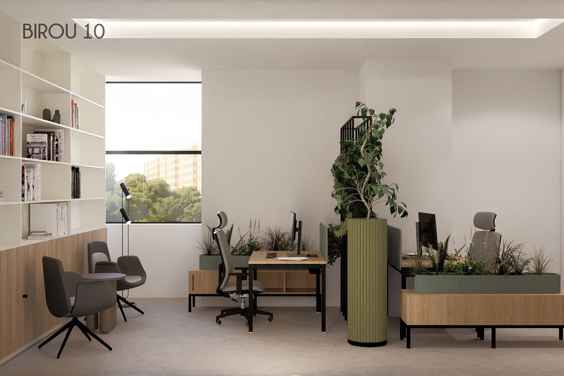 Amenajare Birouri Clădire Birouri | RbyD 059 - Imagine 3 proiect design interior