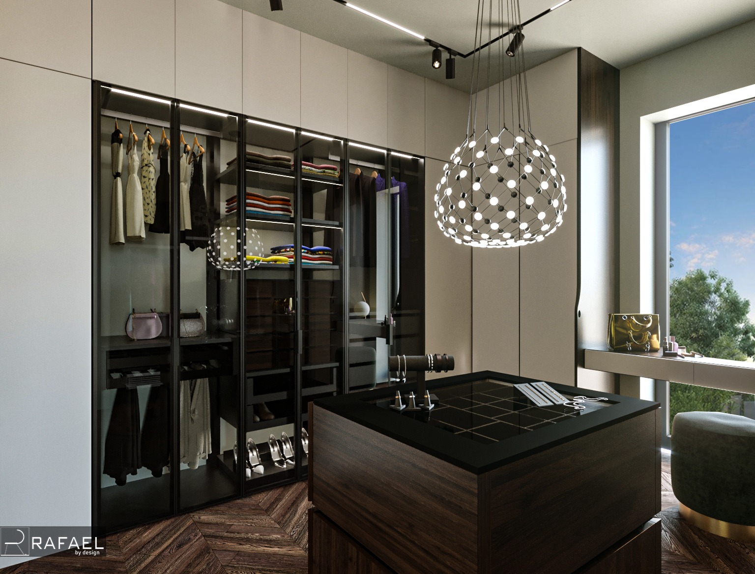 Amenajare Dormitor cu Dressing Casă | RbyD 015 - Imagine 2 proiect design interior