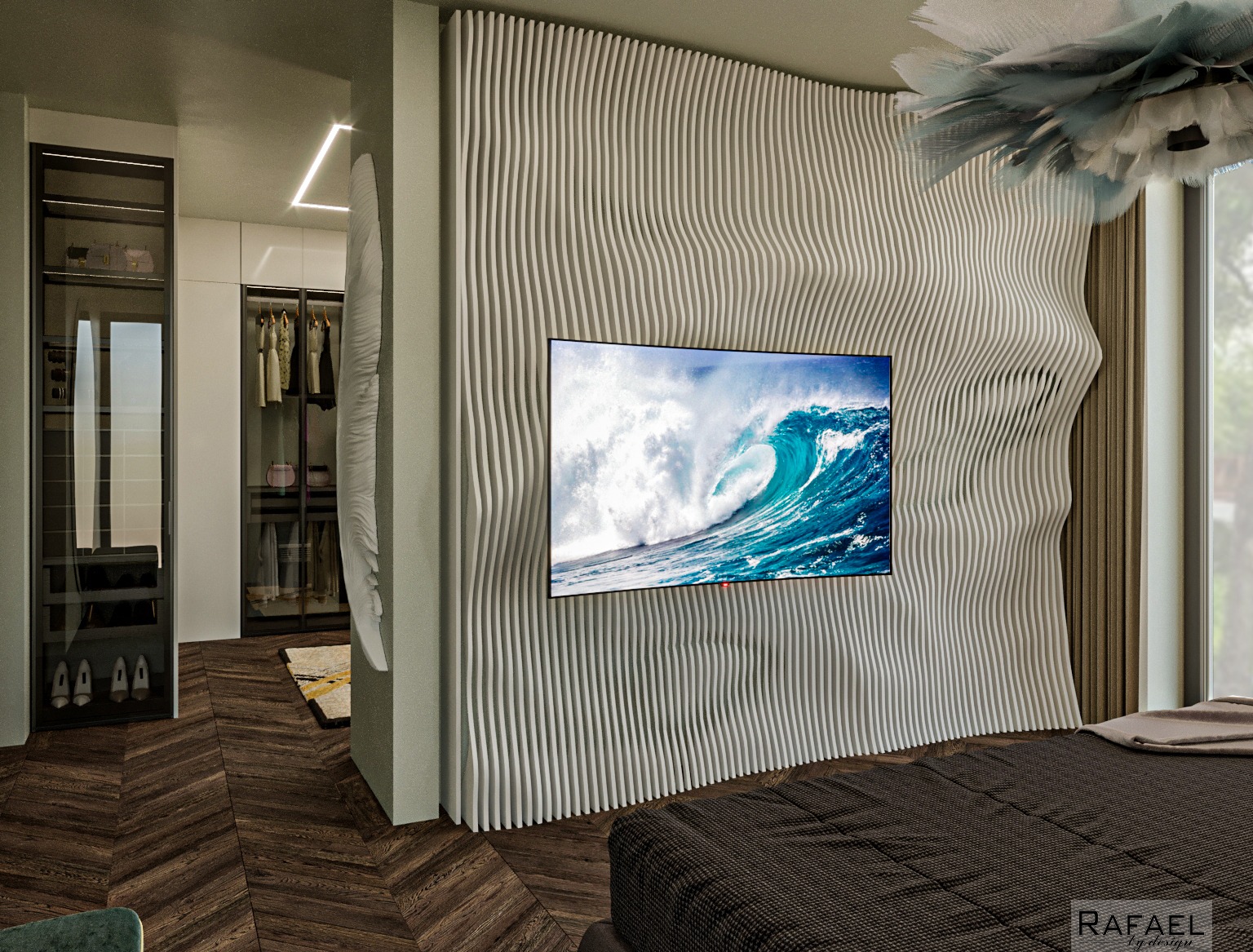 Amenajare Dormitor cu Dressing Casă | RbyD 015 - Imagine 5 proiect design interior