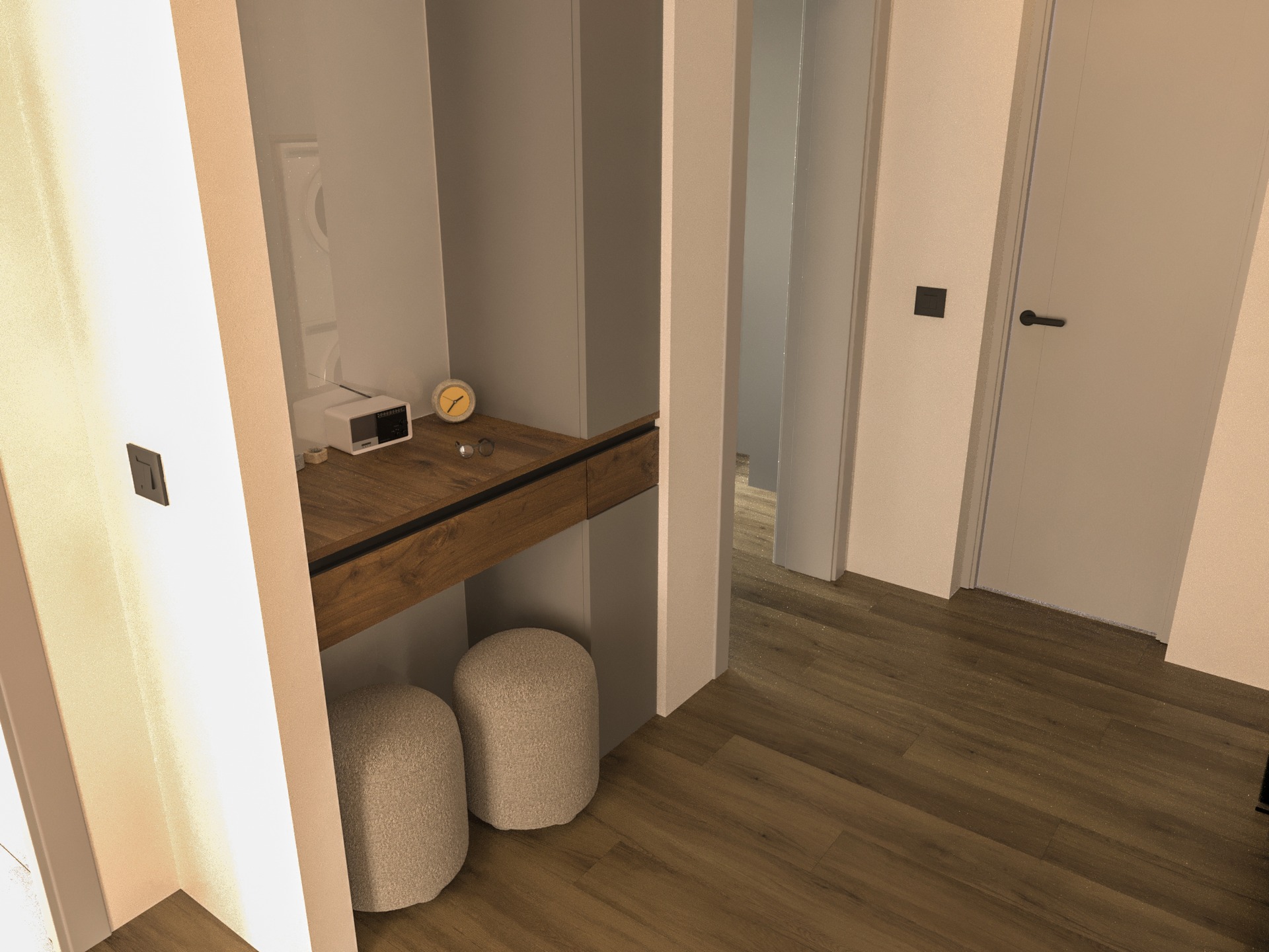 Amenajare Hol Apartament | RbyD 032 - Imagine 3 proiect design interior