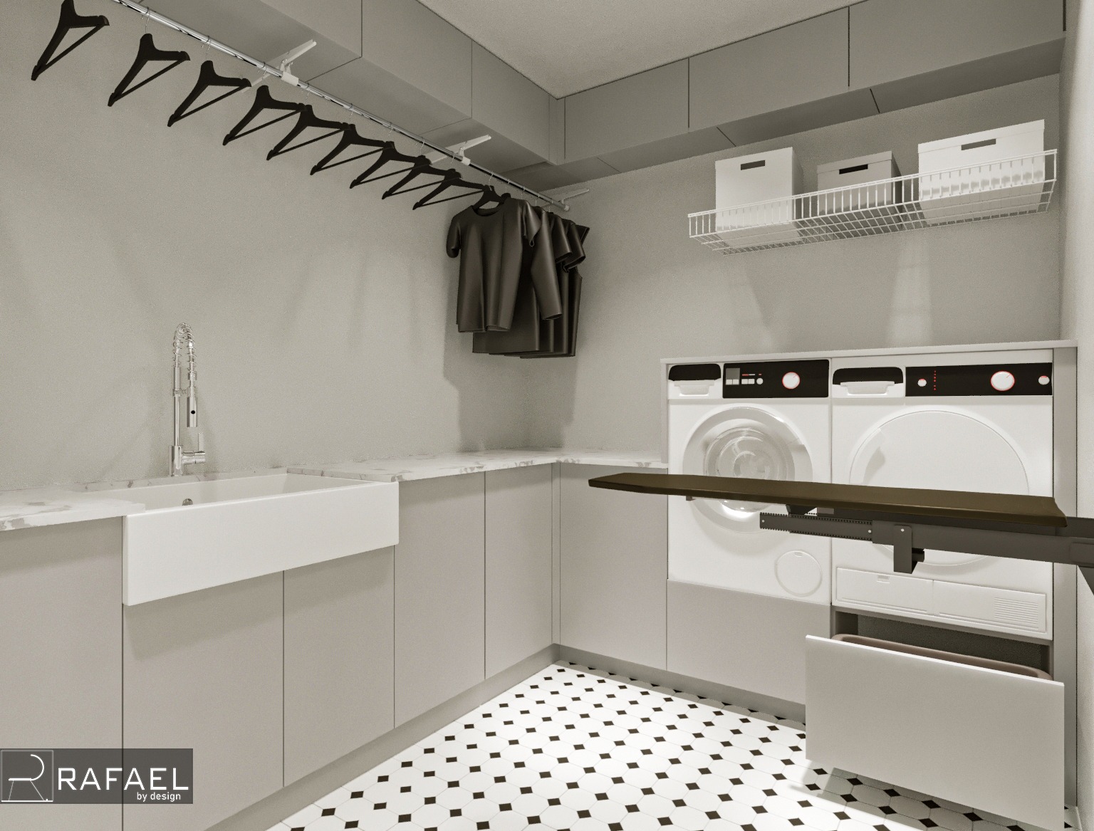 Amenajare Spălătorie Casă | RbyD 015 - Imagine 3 proiect design interior