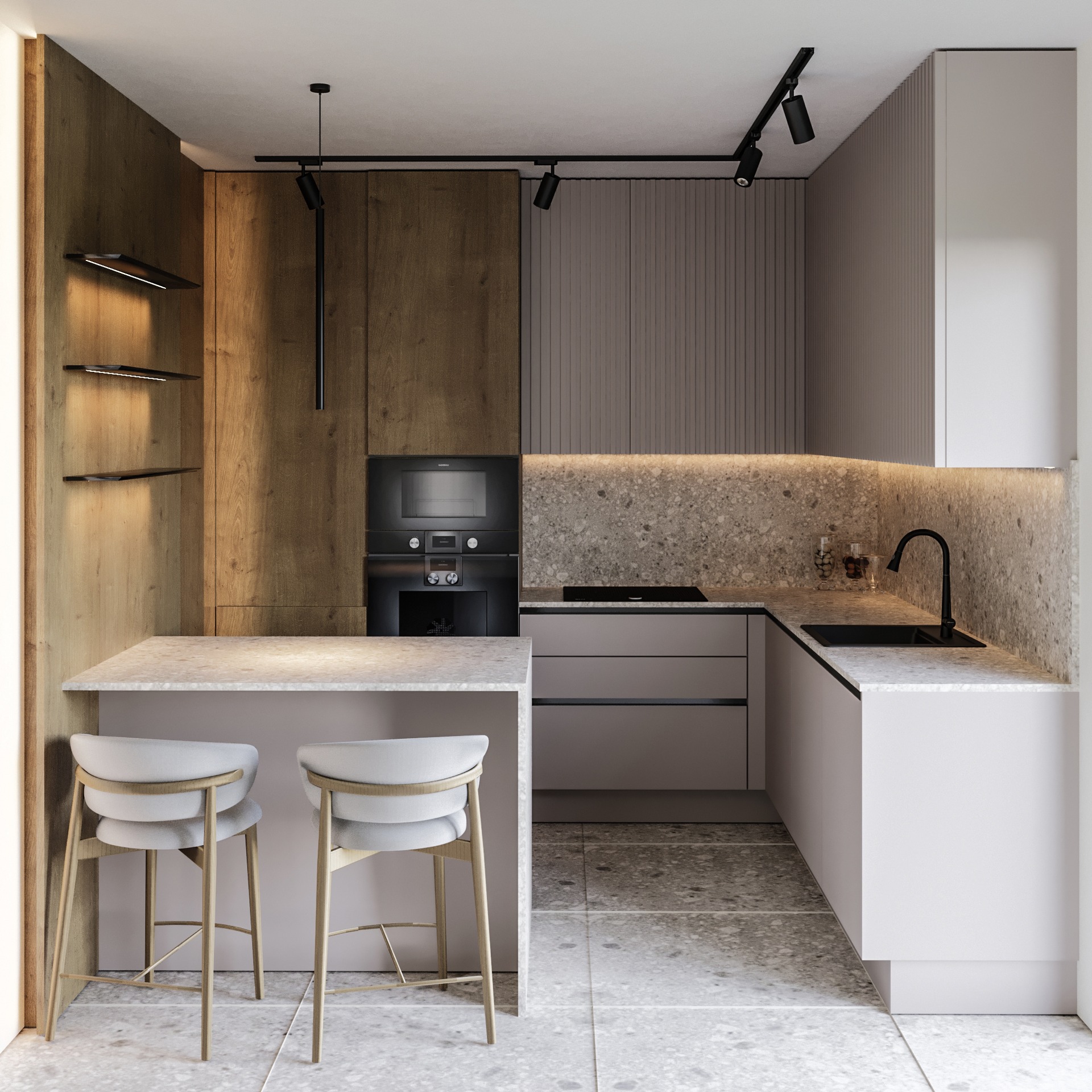 Amenajare Bucătărie Casă | RbyD 031 - Imagine principală proiect design interior